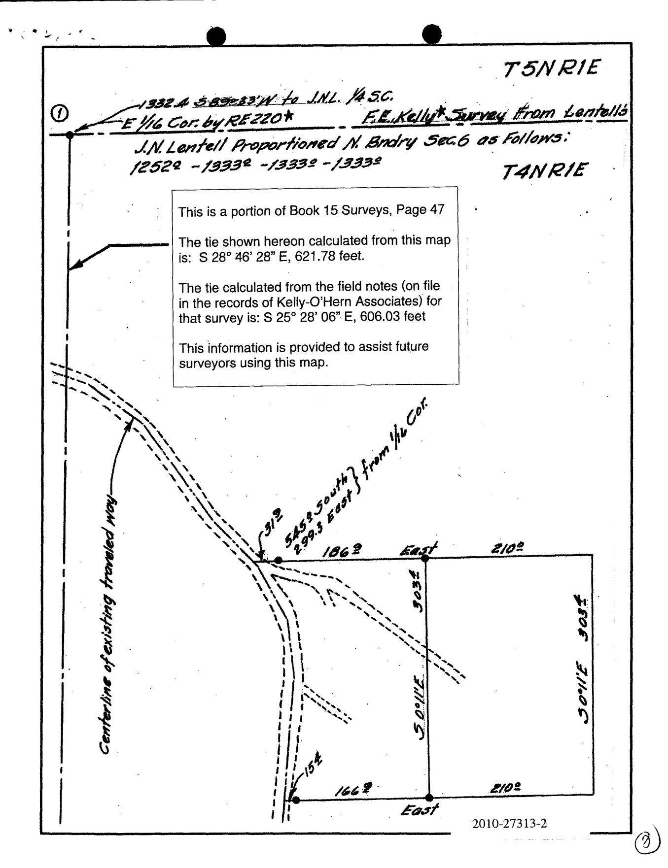 Book 15 Page 49 of Map Type RS