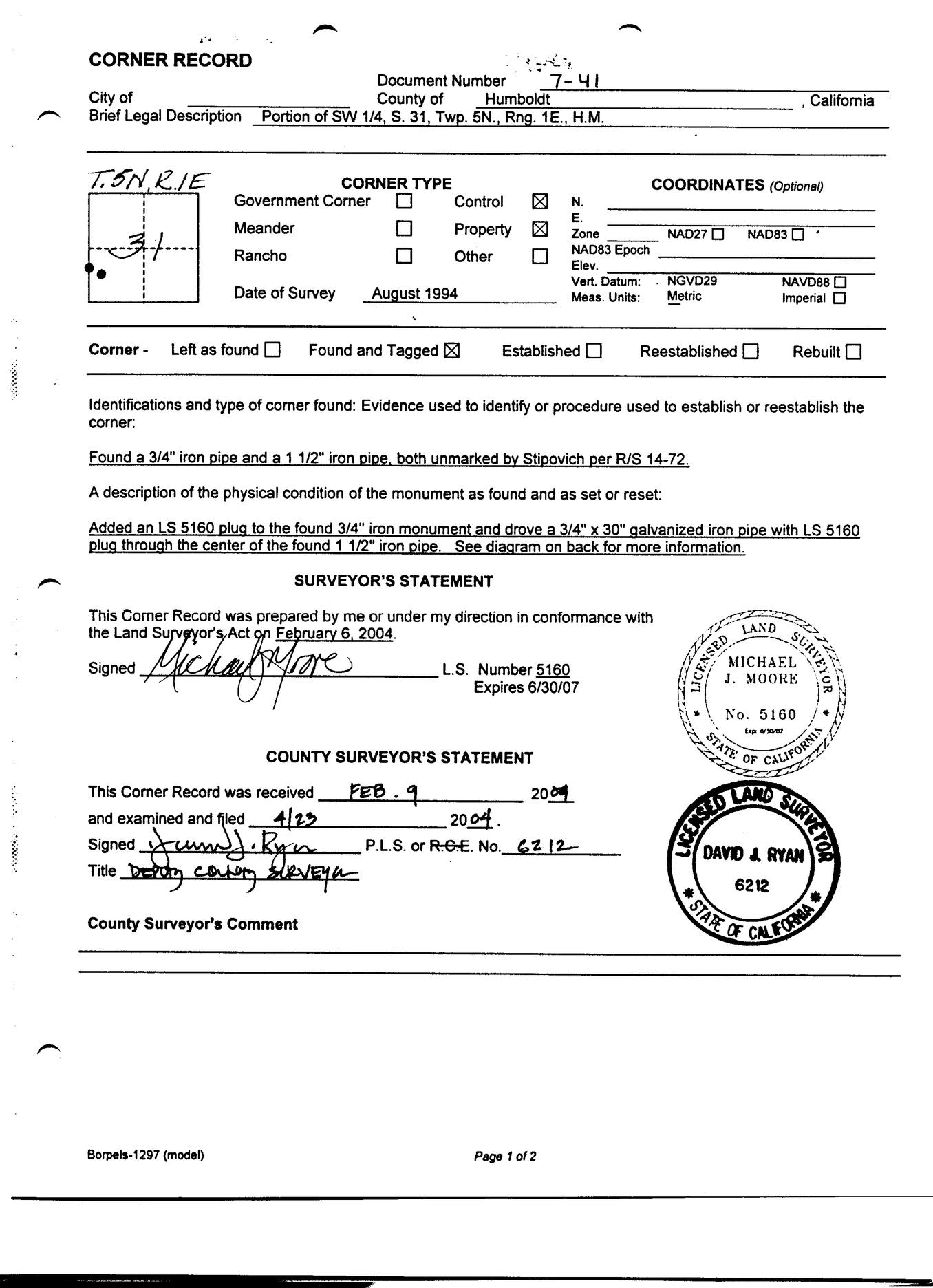 Book 7 Page 41 of Map Type CR