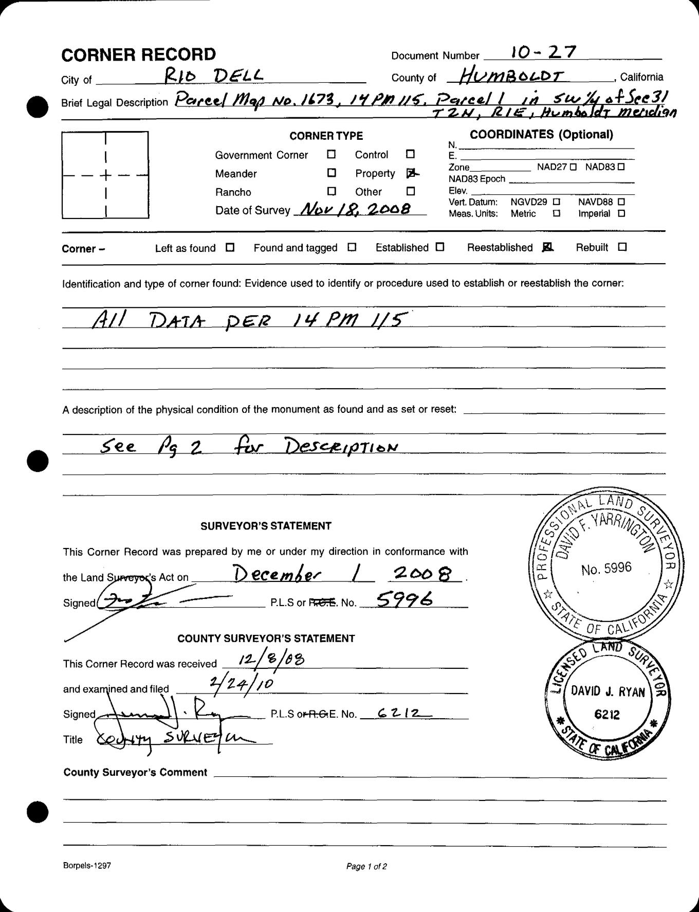 Book 10 Page 27 of Map Type CR