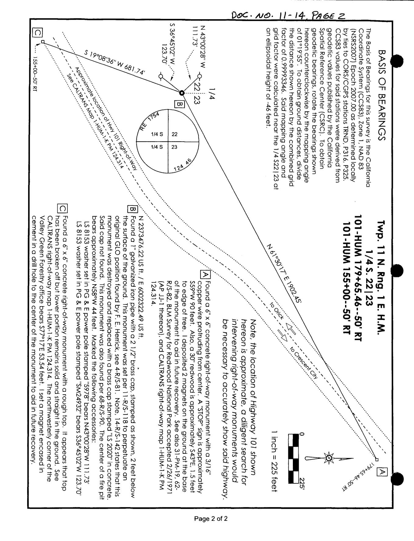 Book 11 Page 15 of Map Type CR