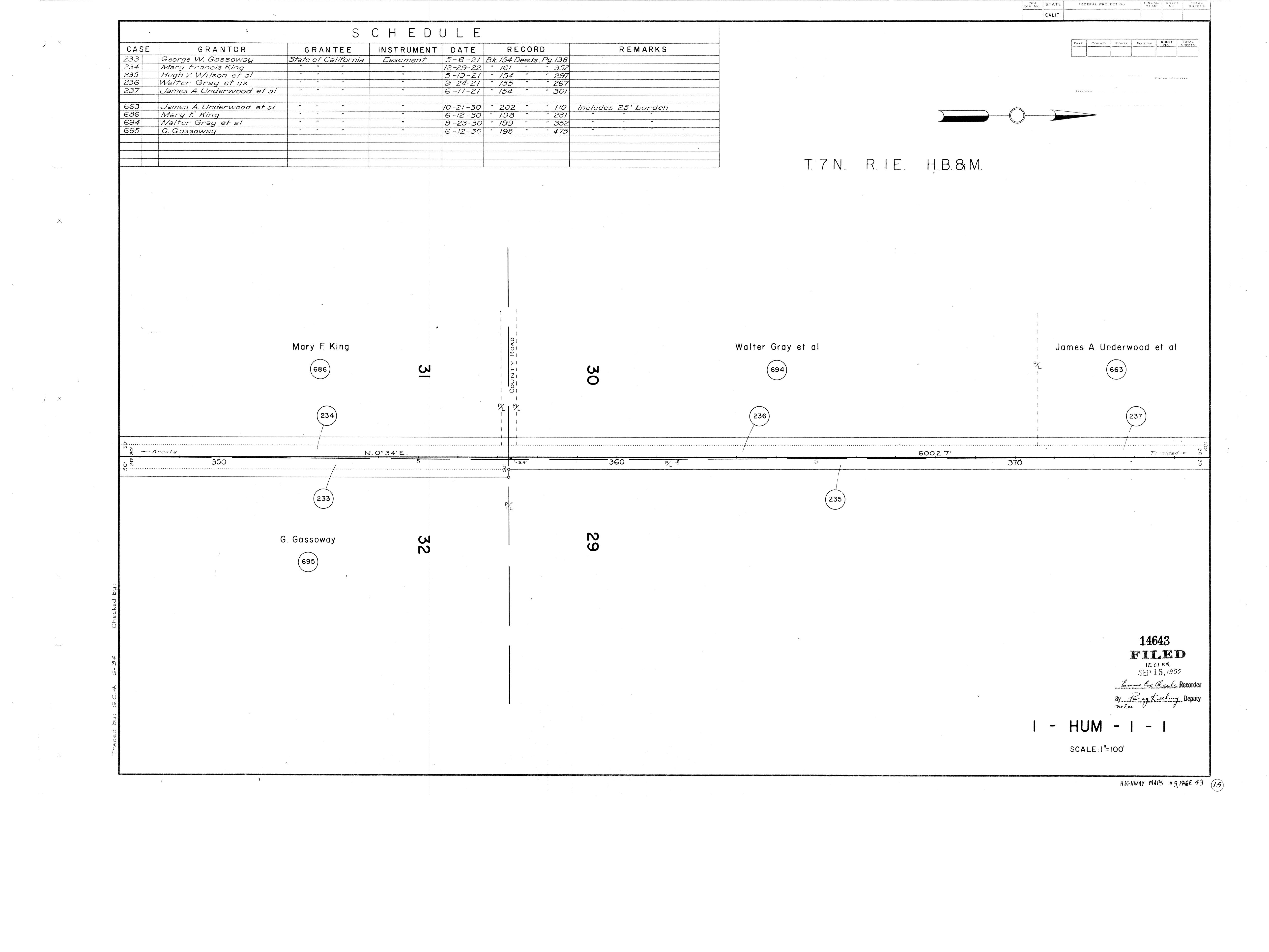 Book 3 Page 43 of Map Type HM