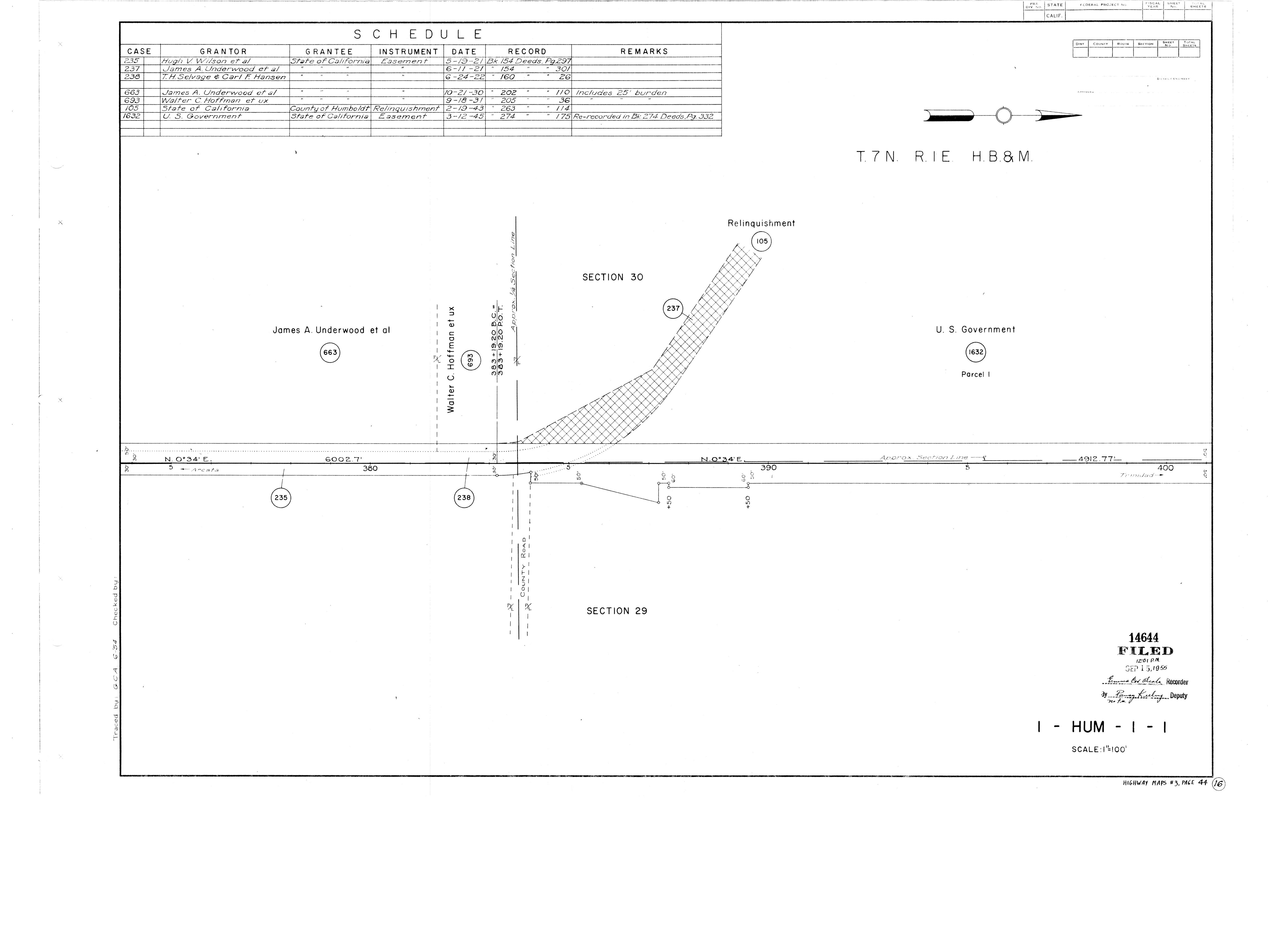 Book 3 Page 44 of Map Type HM