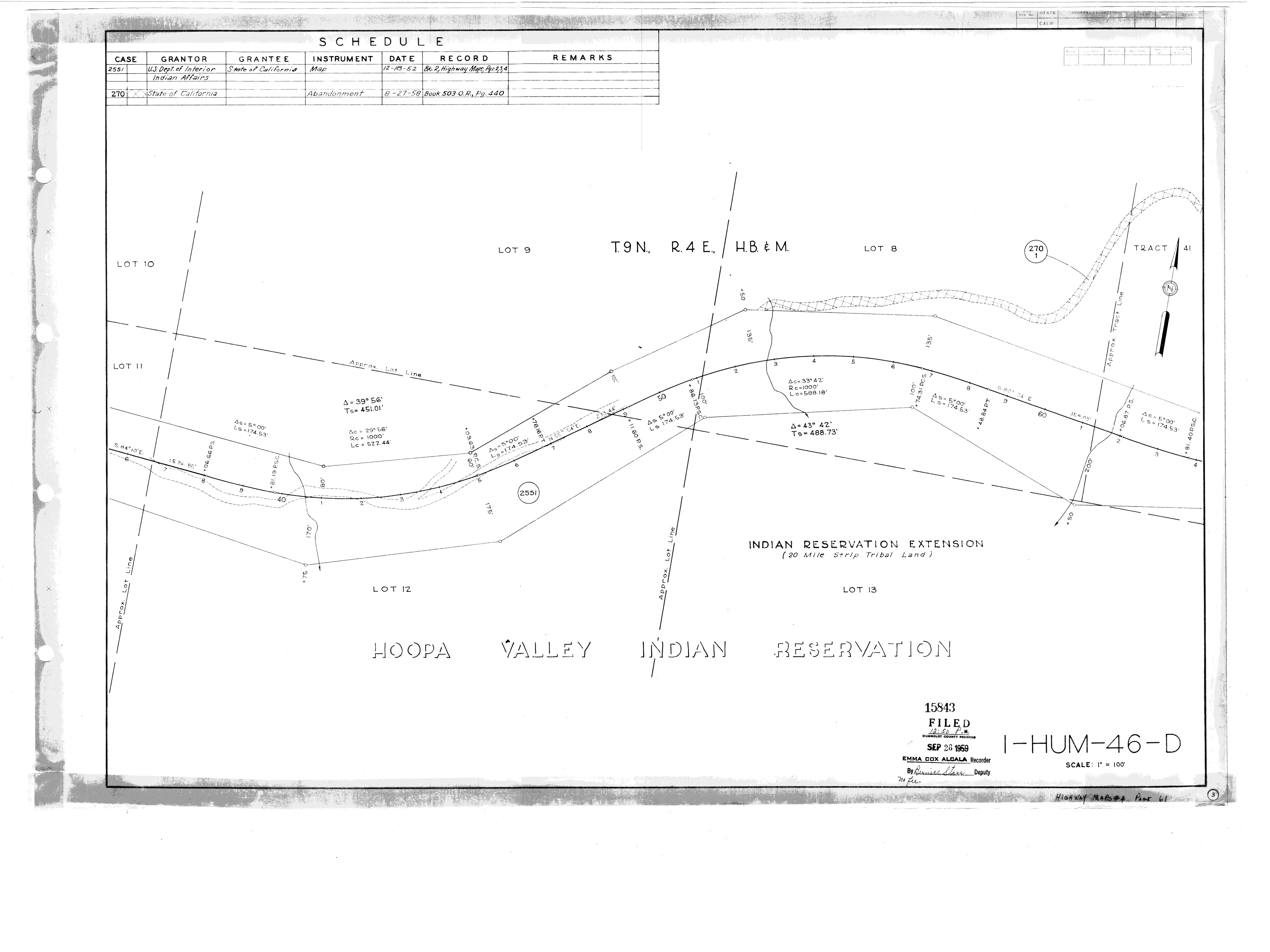 Book 4 Page 61 of Map Type HM