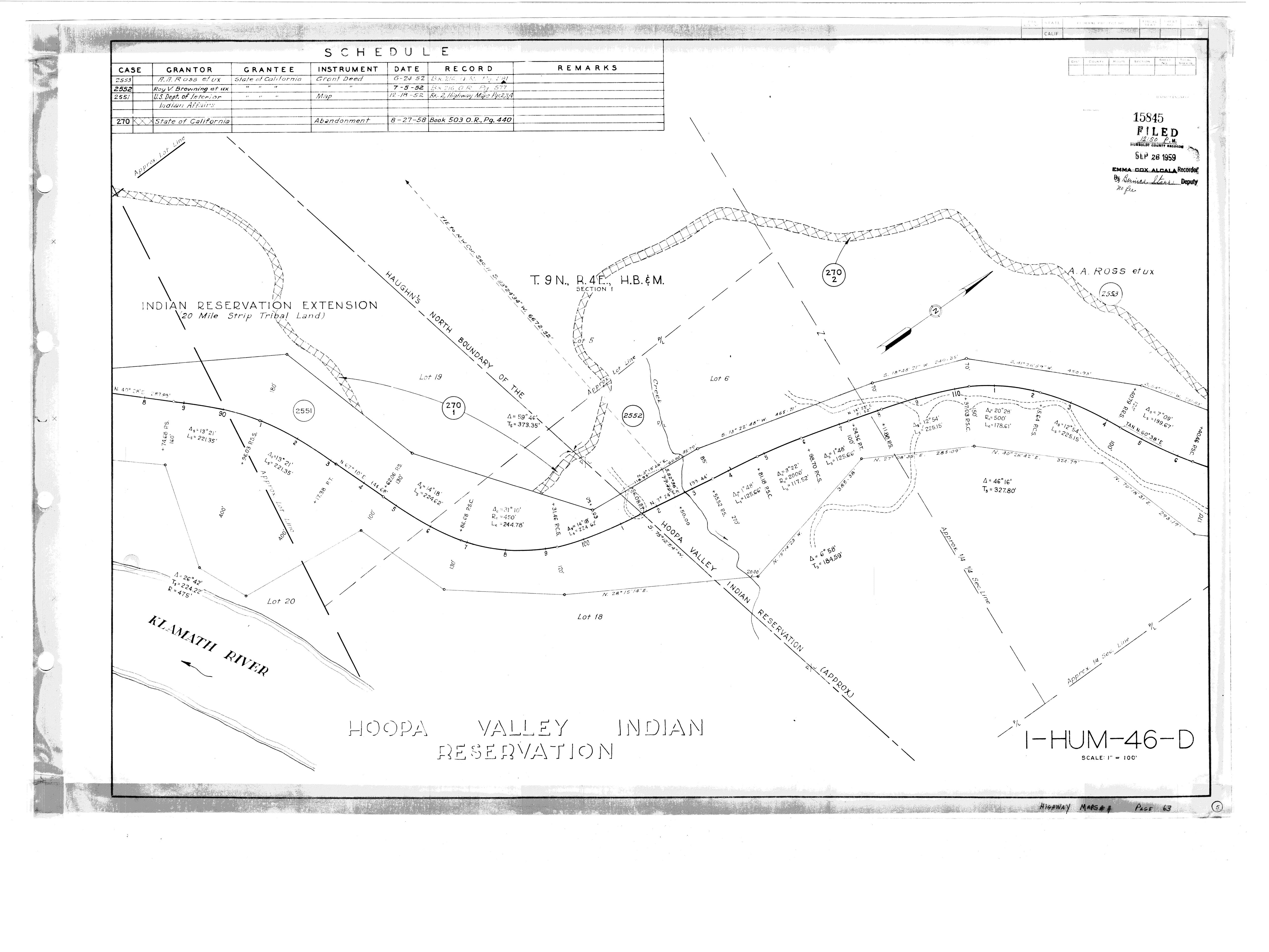 Book 4 Page 63 of Map Type HM