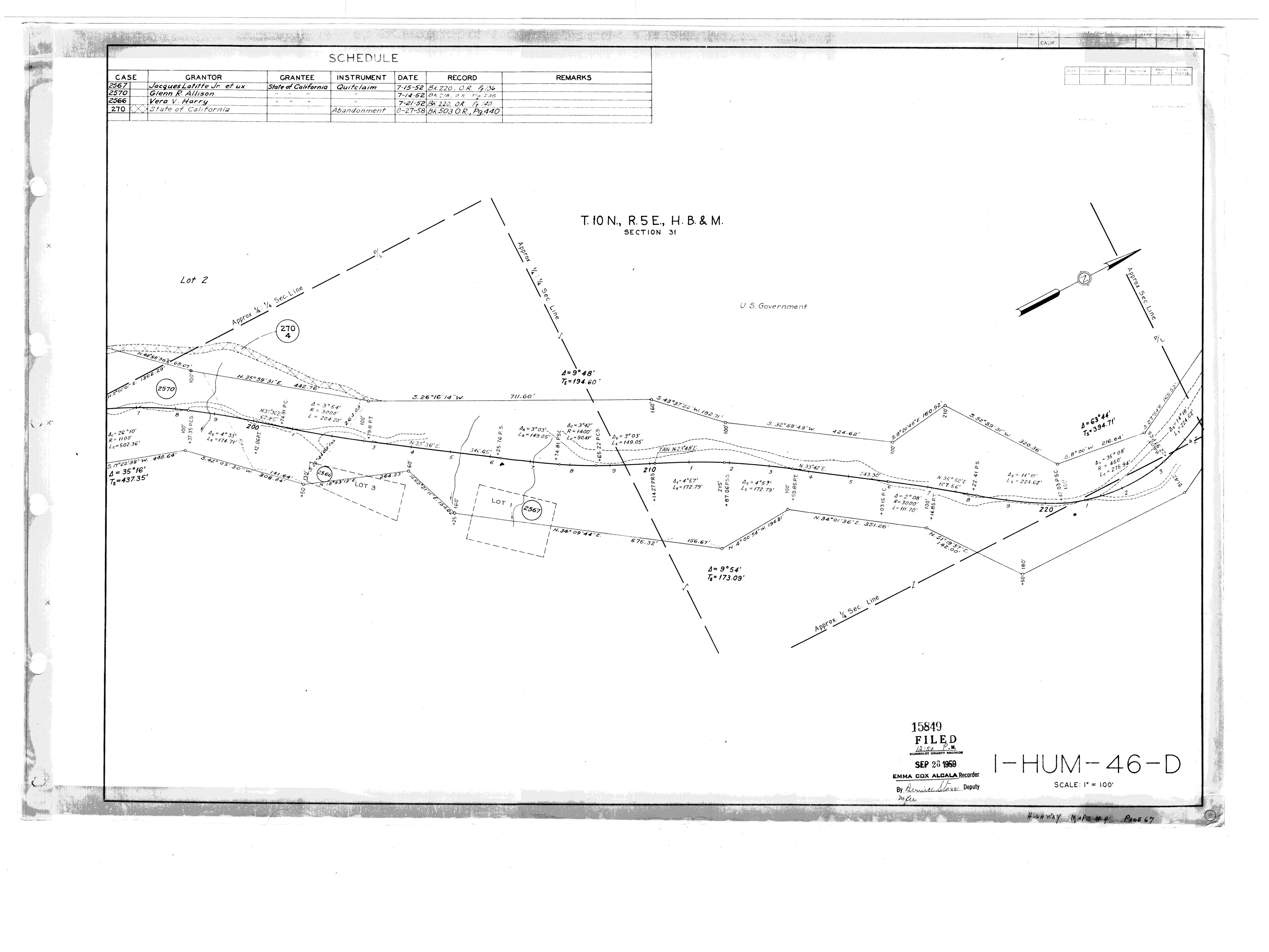 Book 4 Page 67 of Map Type HM