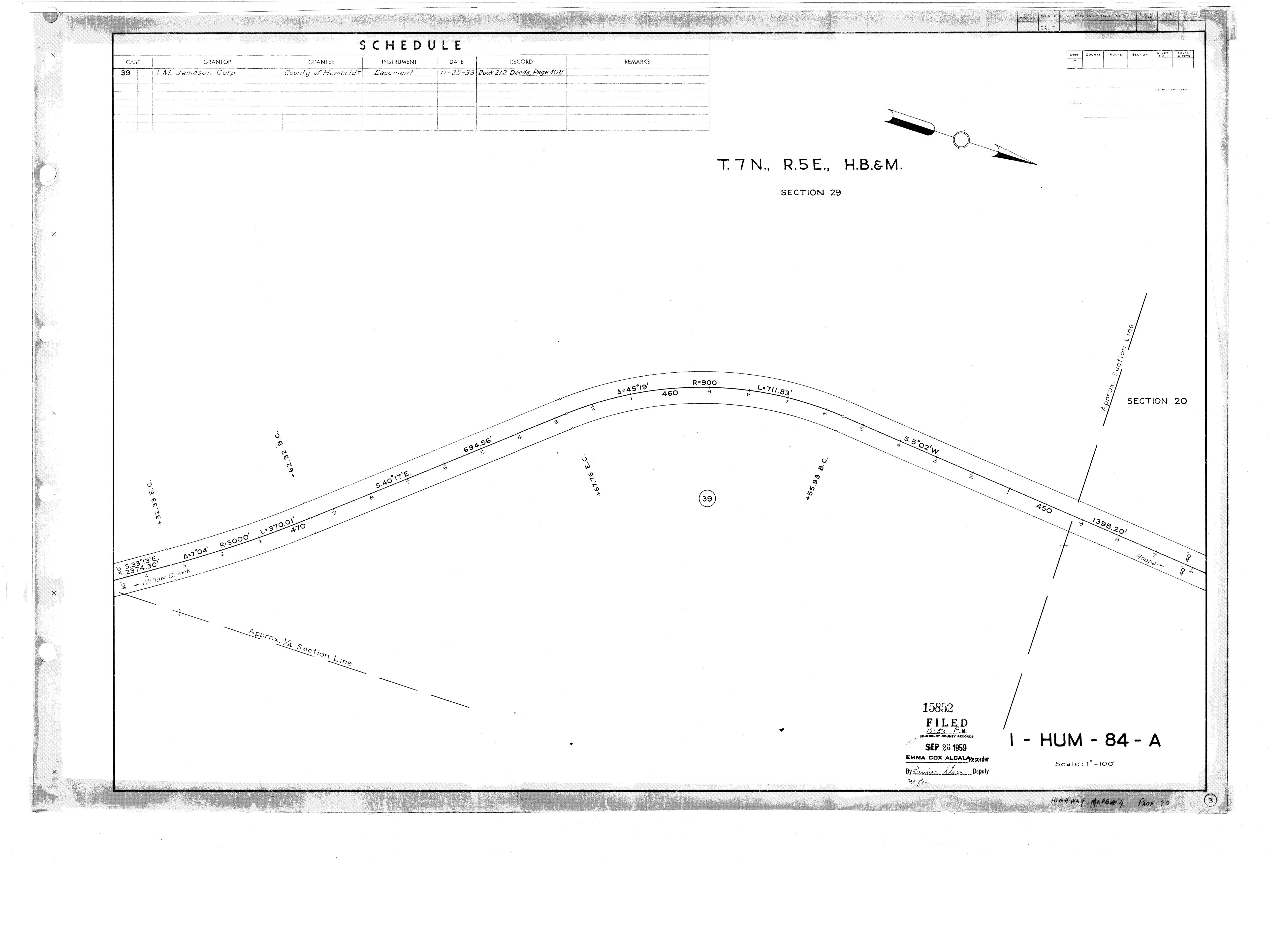 Book 4 Page 70 of Map Type HM