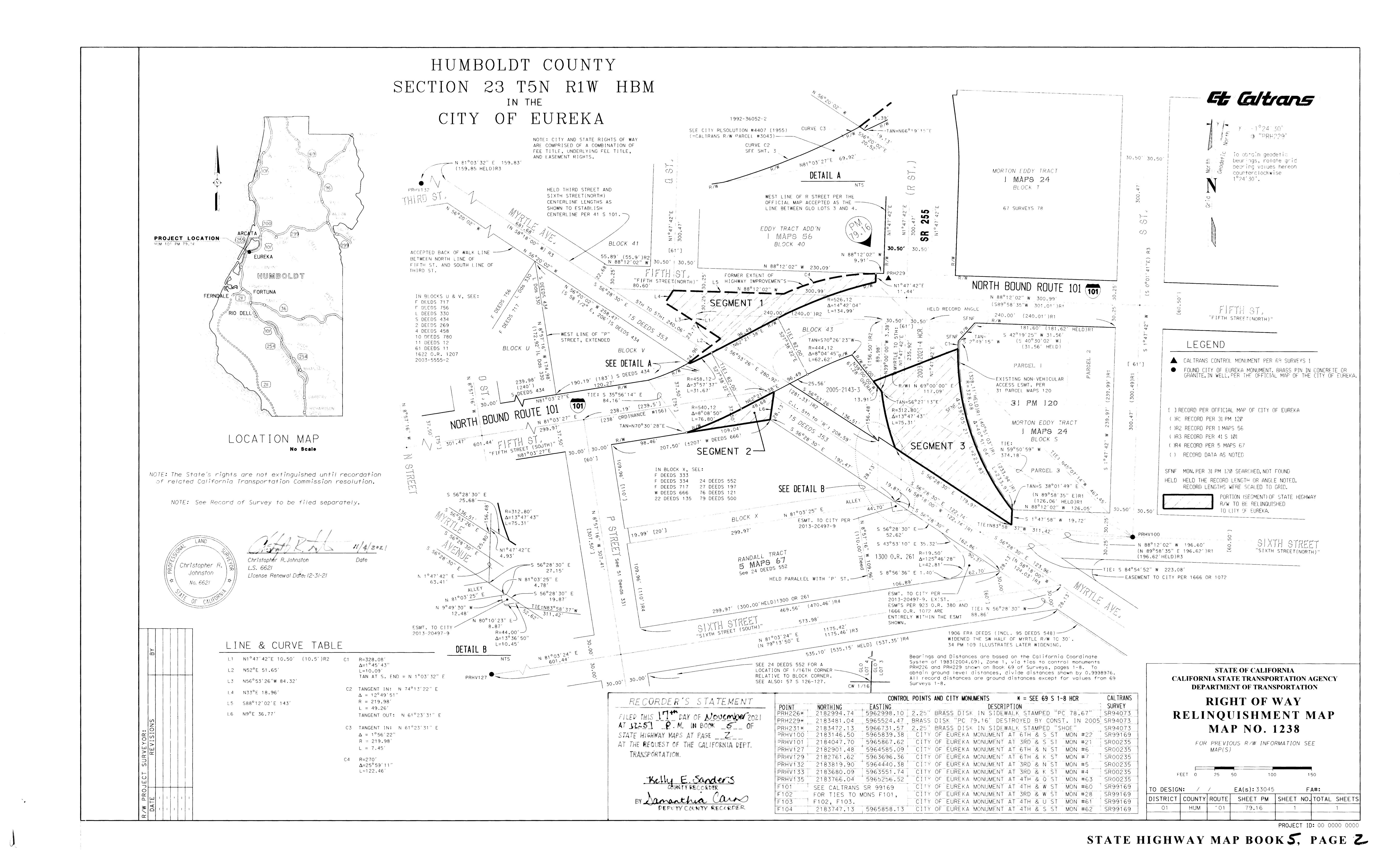 Book 5 Page 2 of Map Type HM