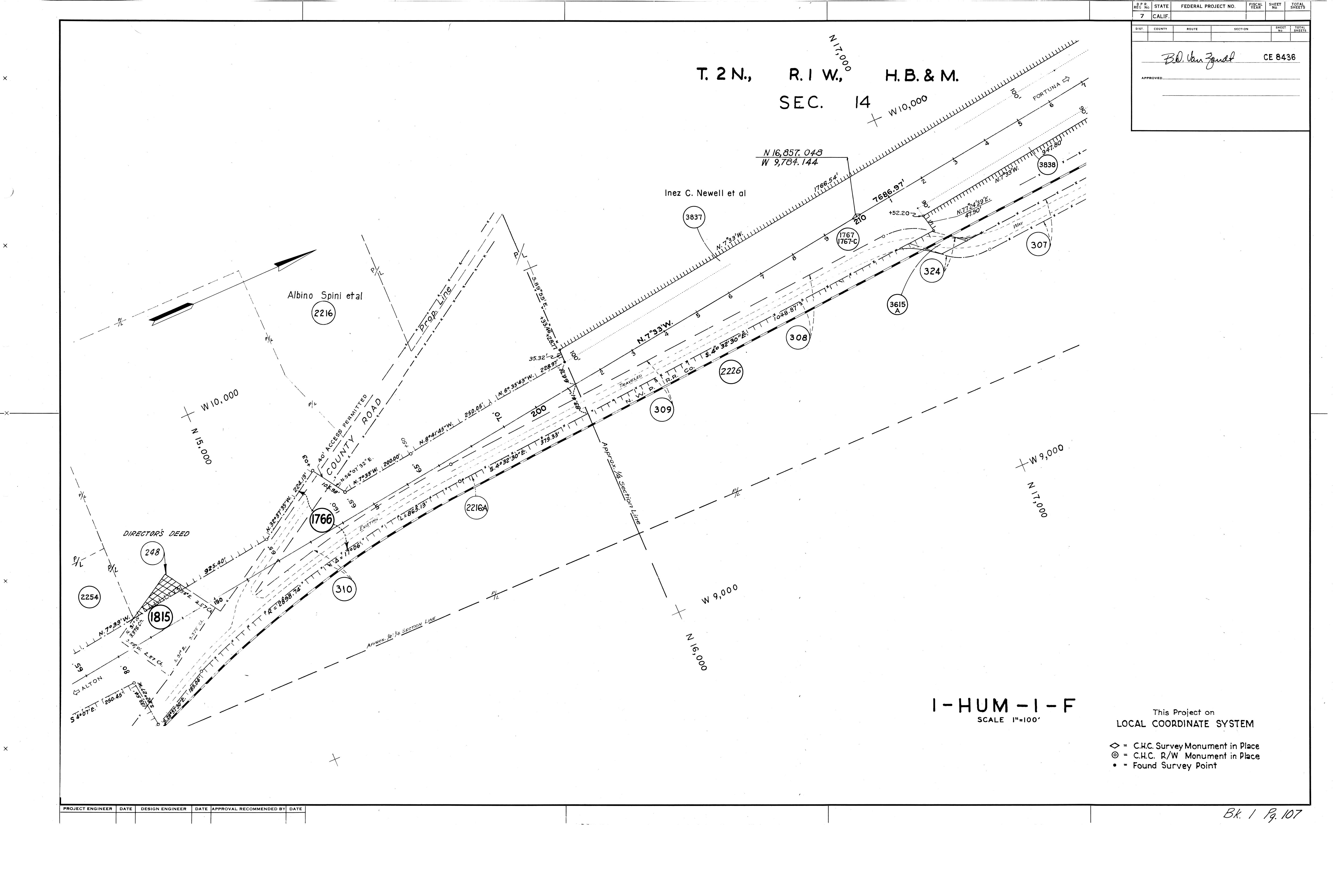 Book 1 Page 107 of Map Type MM