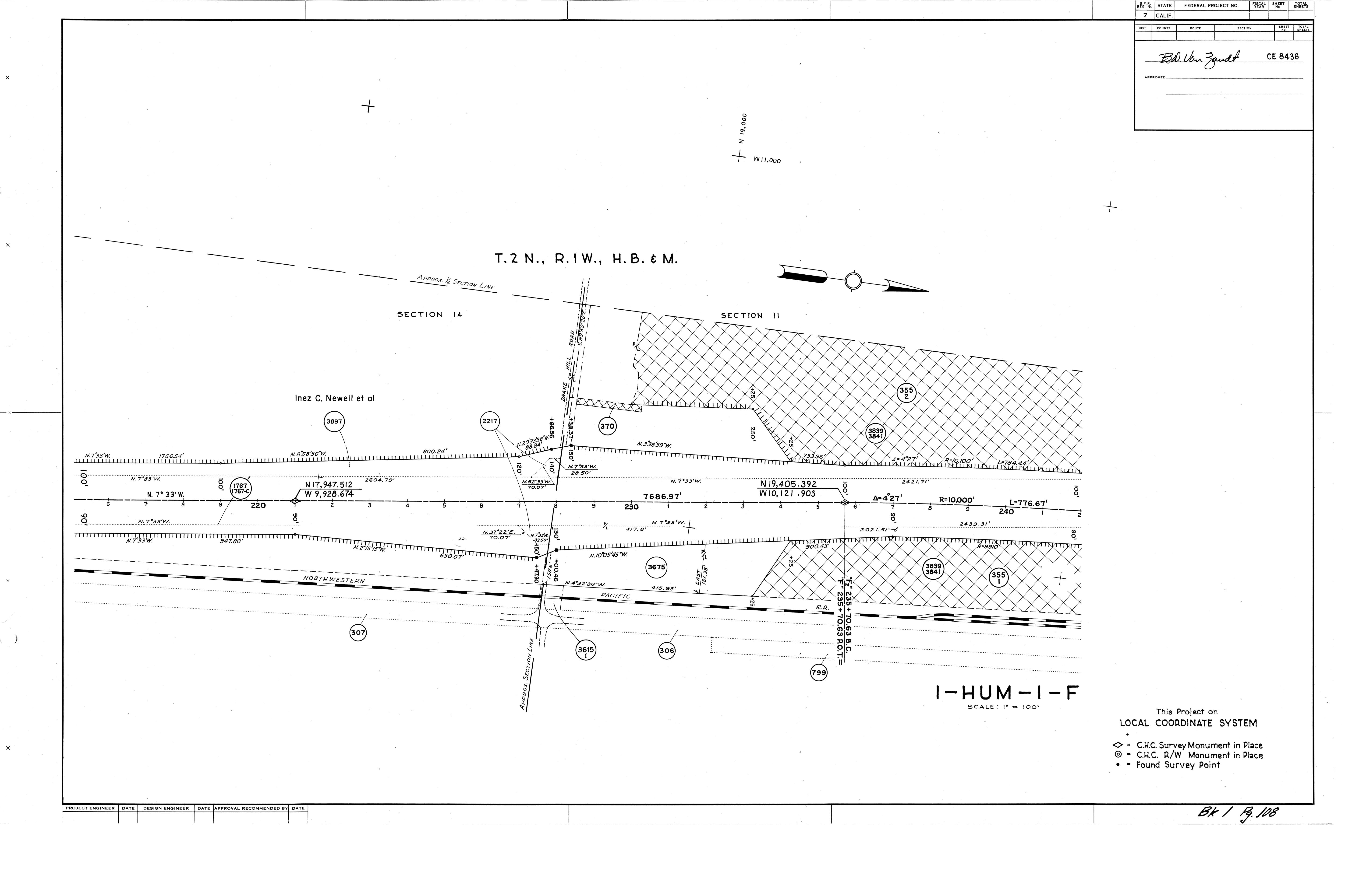 Book 1 Page 108 of Map Type MM
