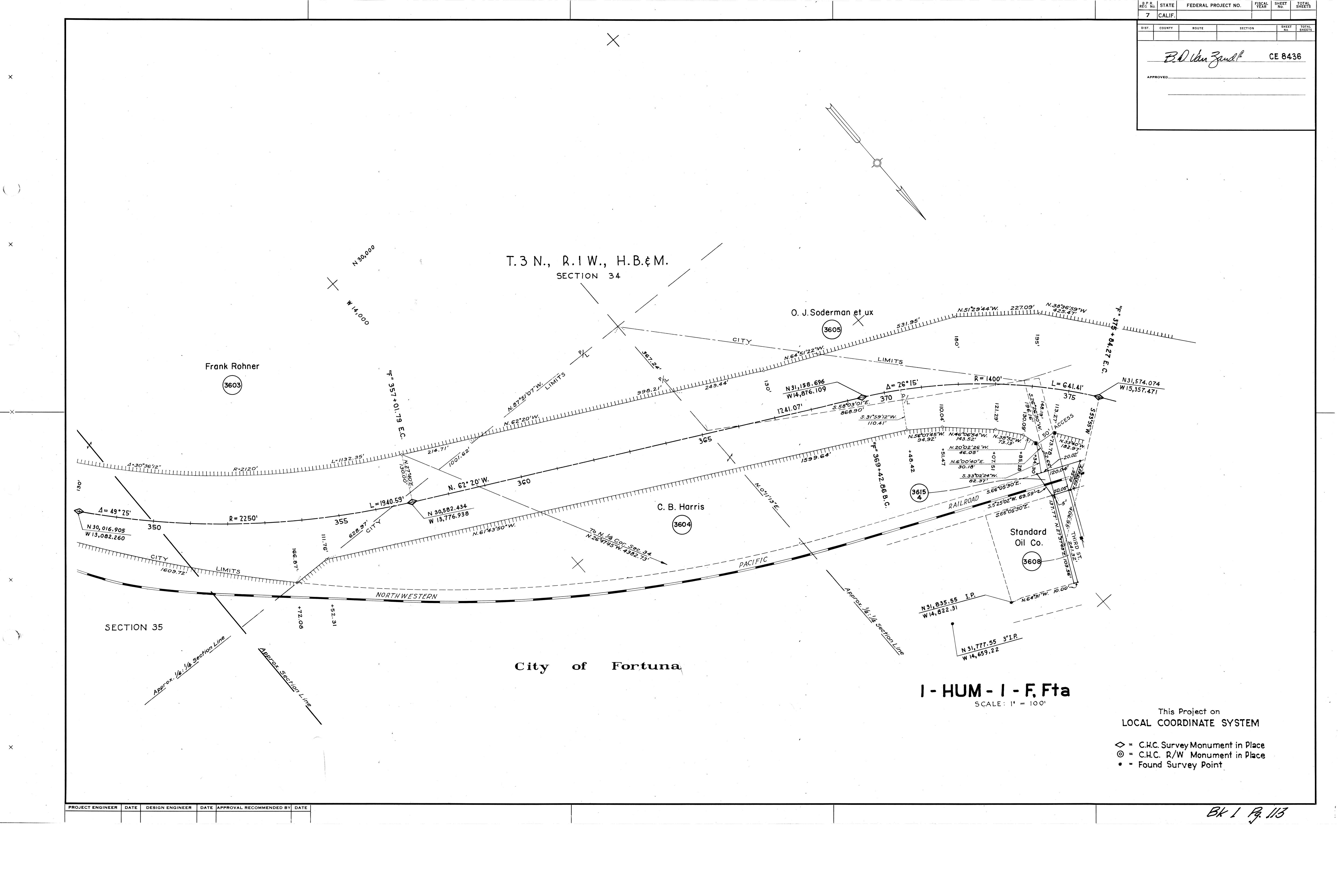 Book 1 Page 113 of Map Type MM