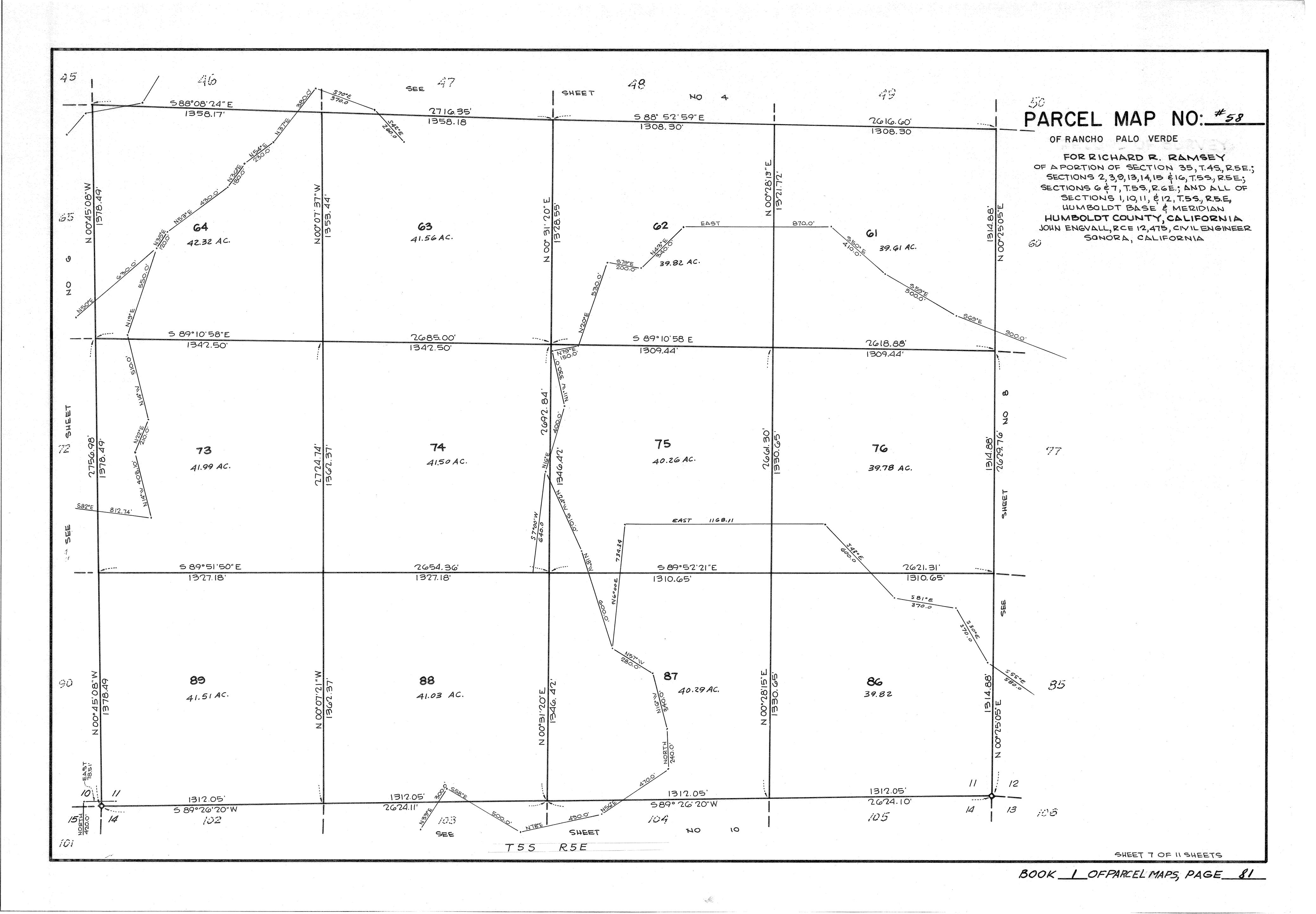 Book 1 Page 81 of Map Type PM