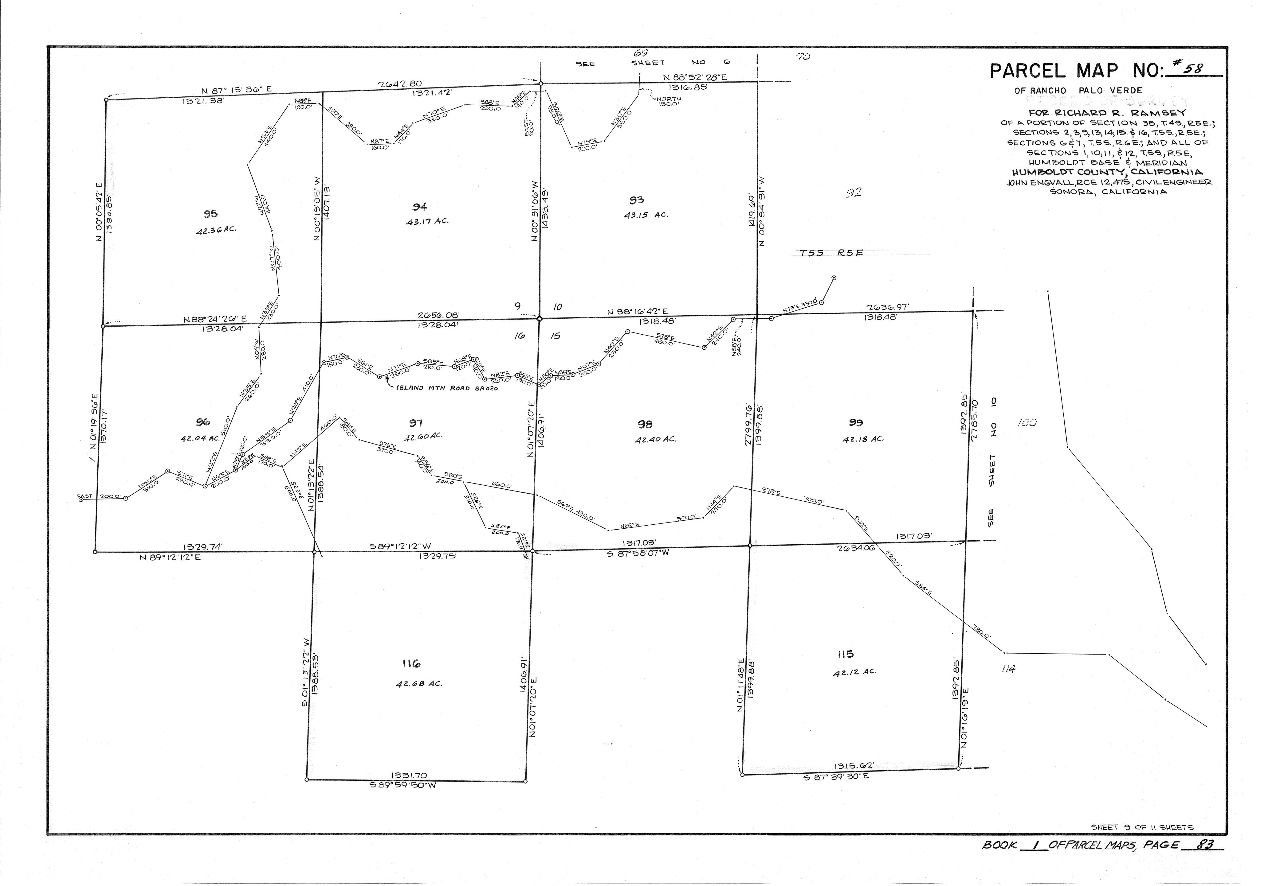 Book 1 Page 83 of Map Type PM