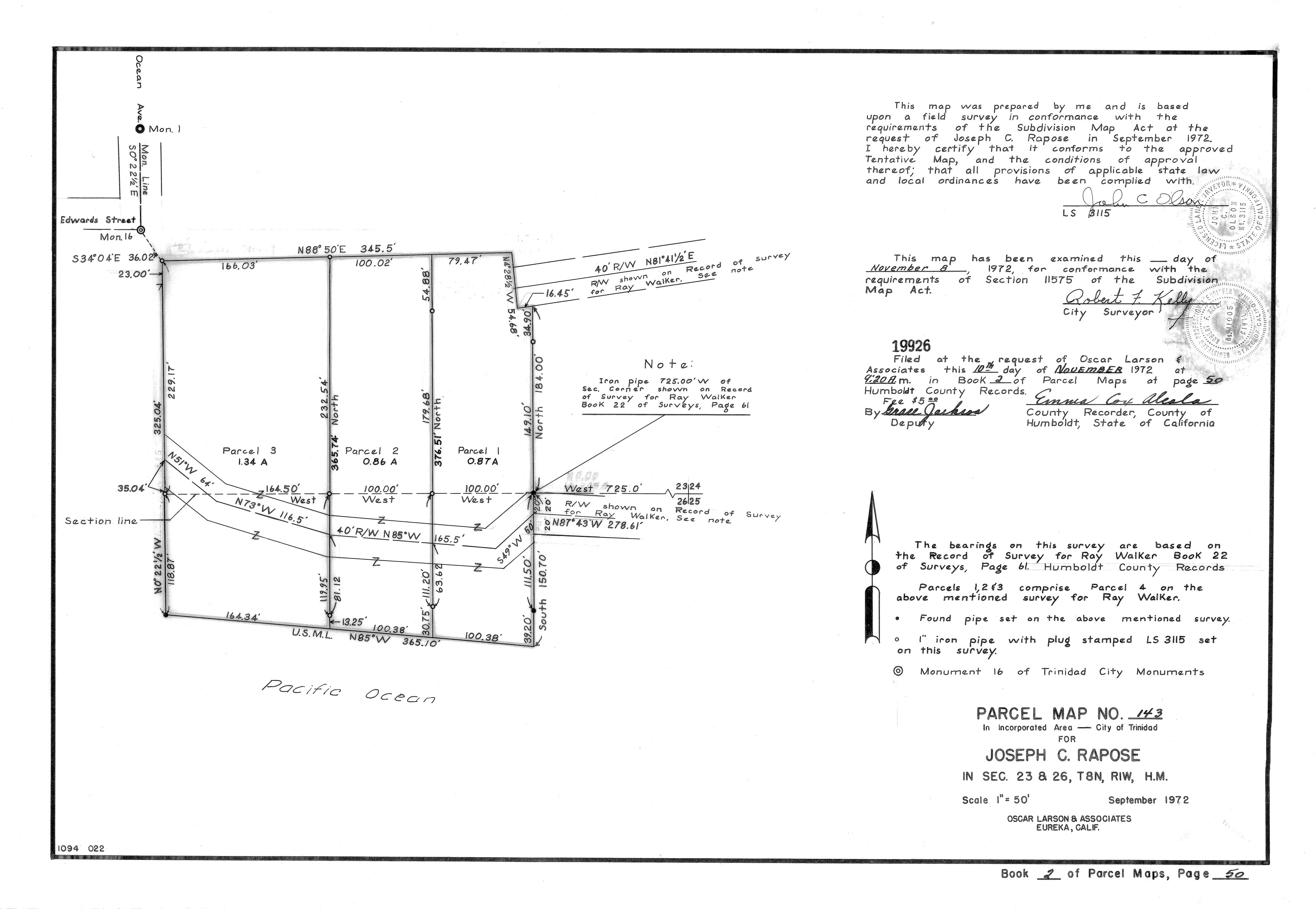 Book 2 Page 50 of Map Type PM