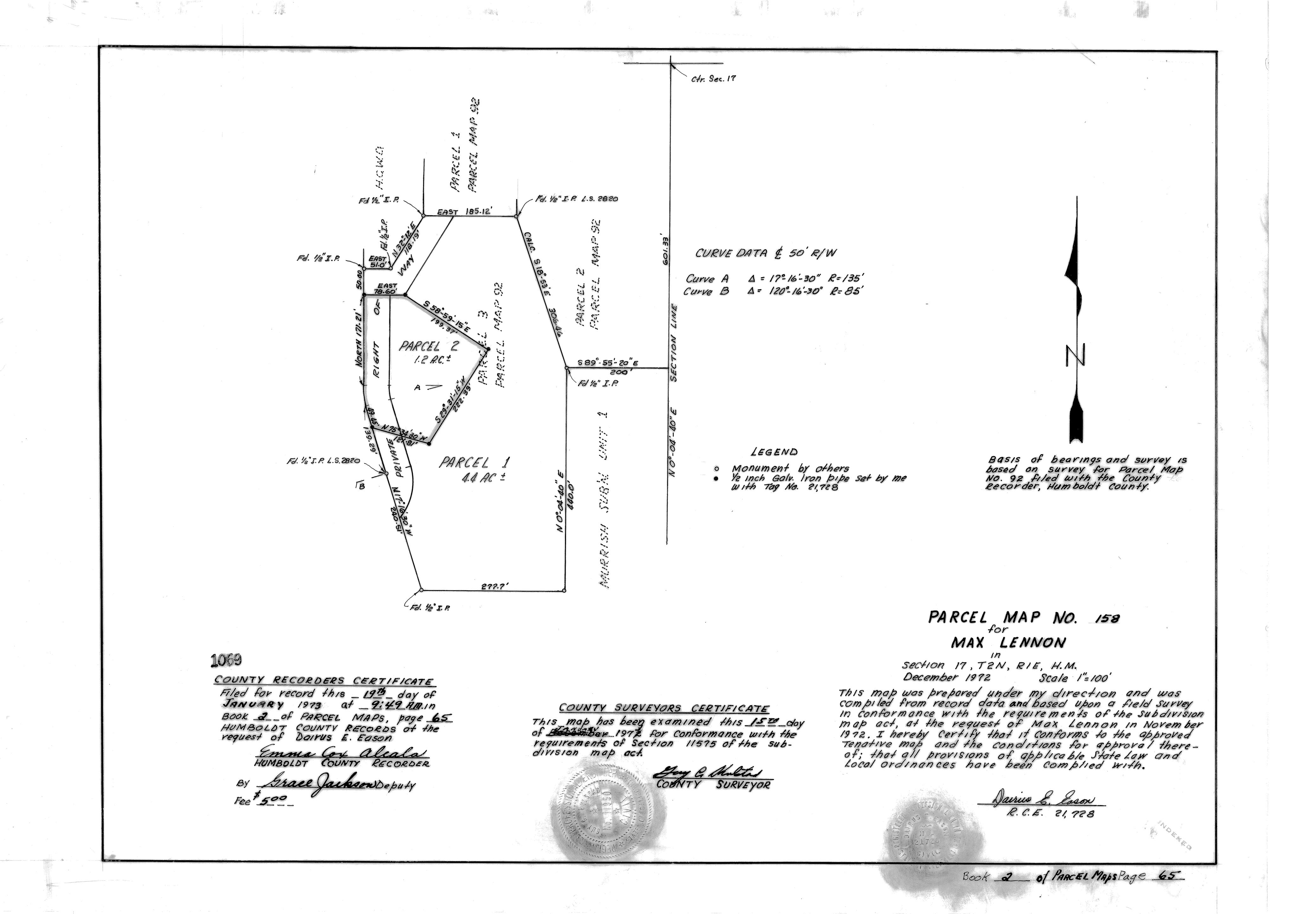 Book 2 Page 65 of Map Type PM