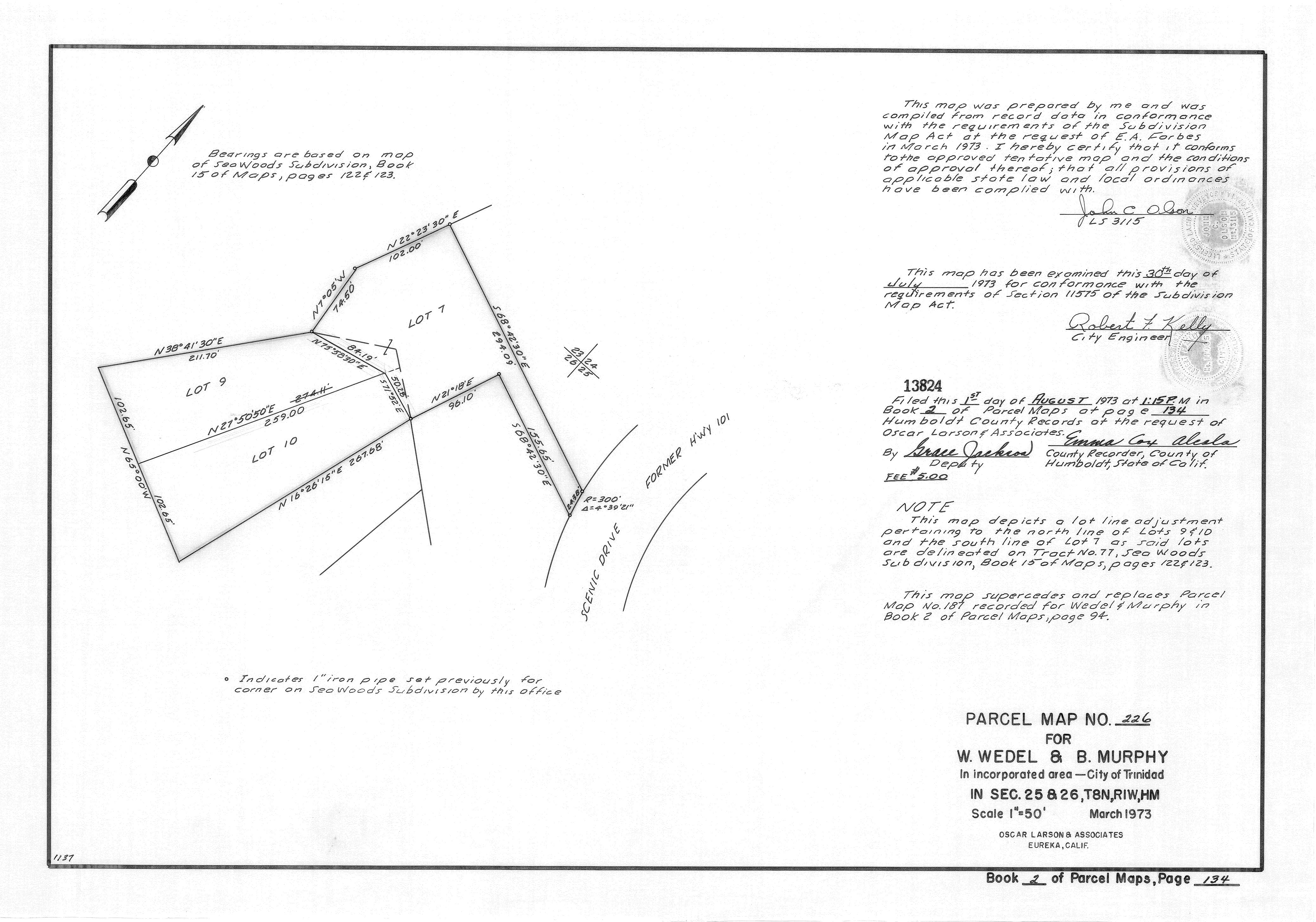 Book 2 Page 134 of Map Type PM