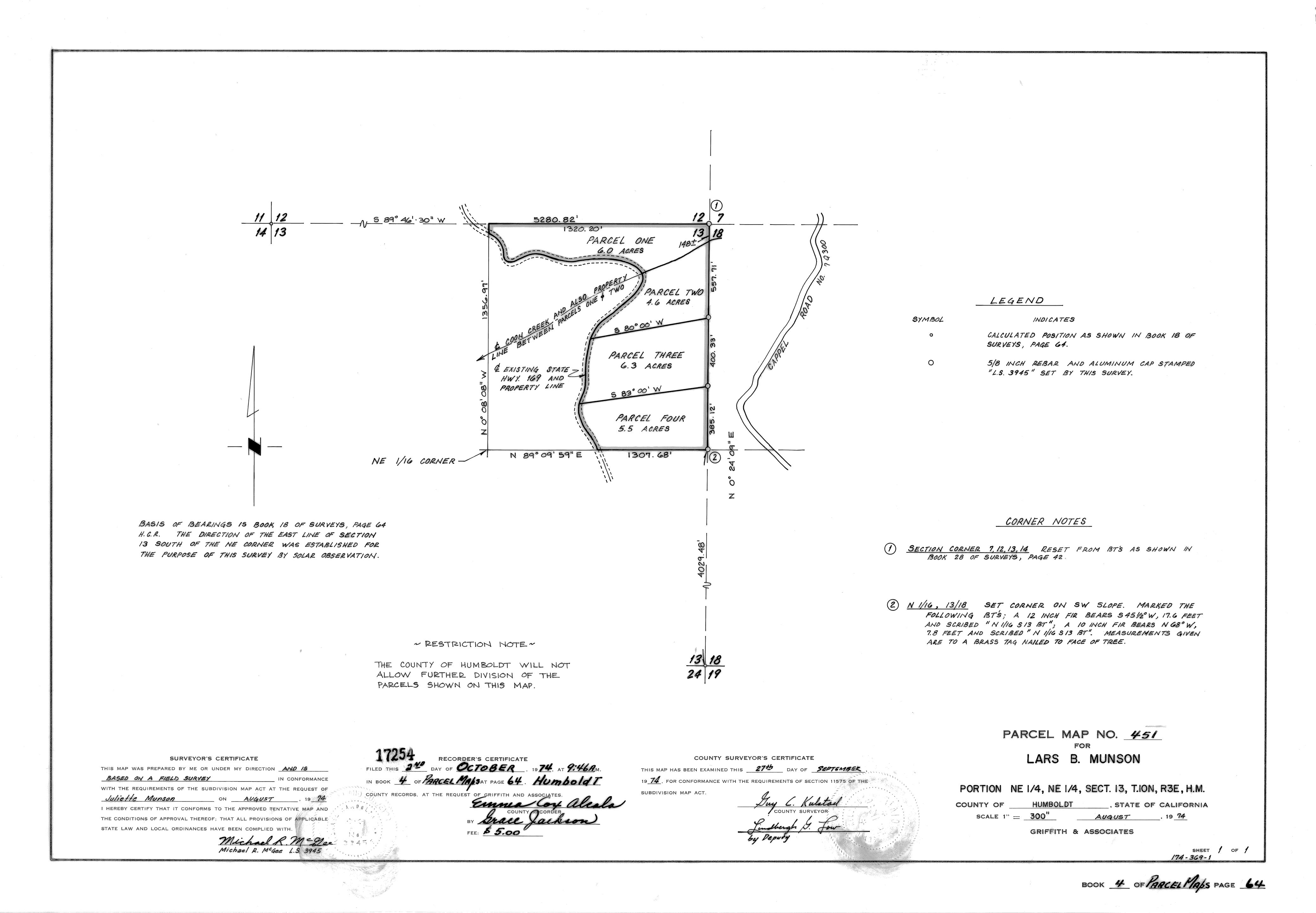 Book 4 Page 64 of Map Type PM