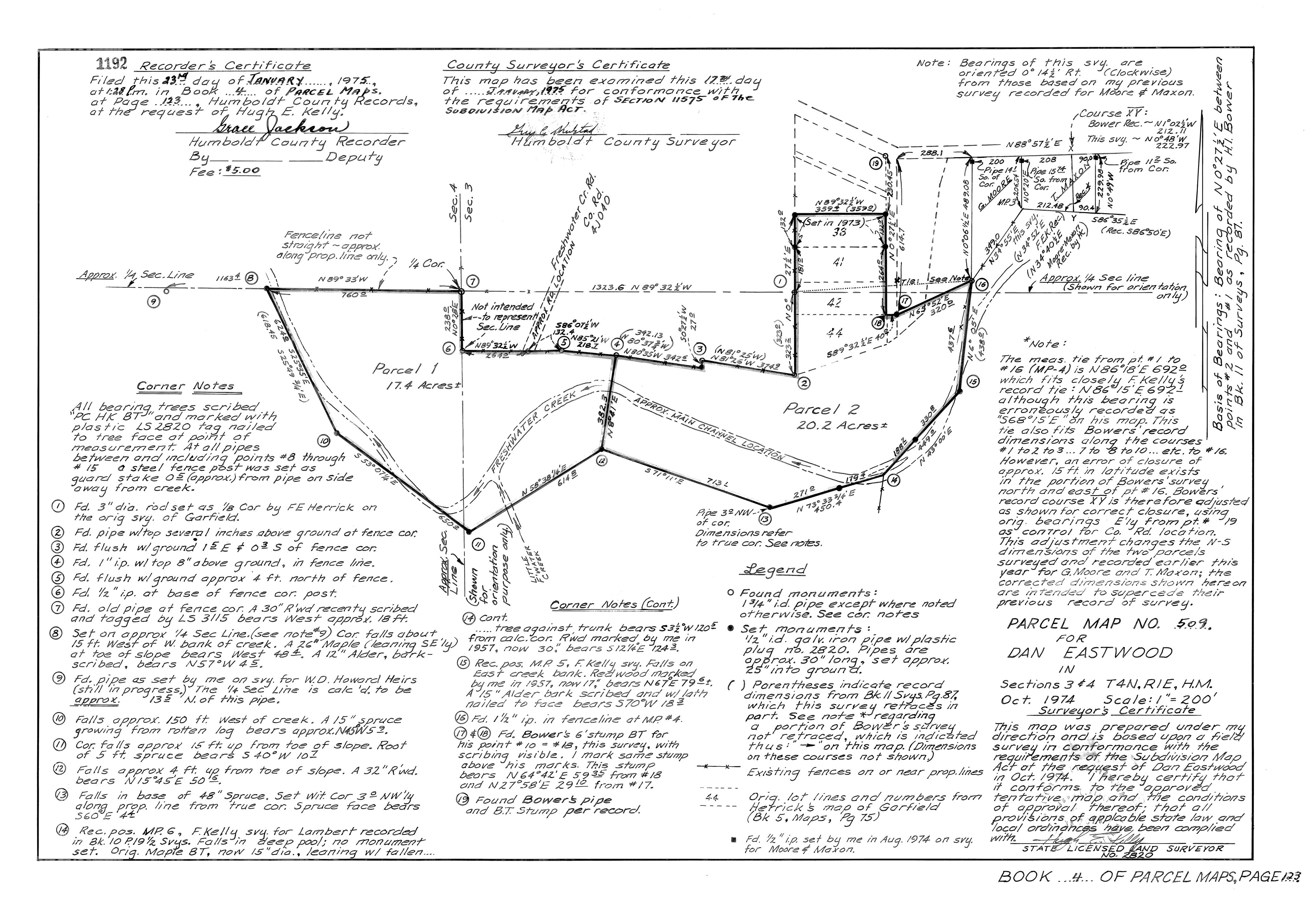 Book 4 Page 123 of Map Type PM