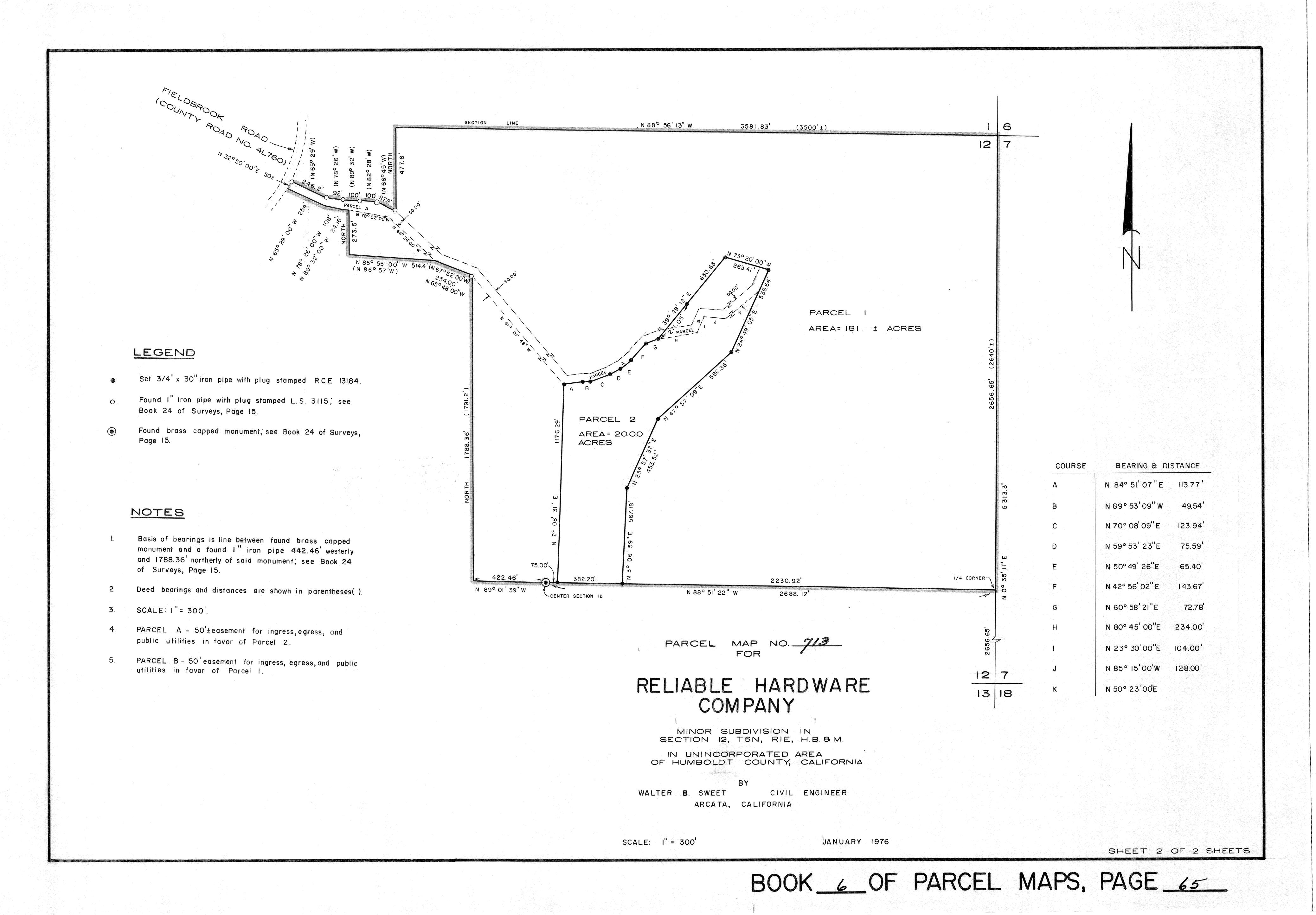 Book 6 Page 65 of Map Type PM