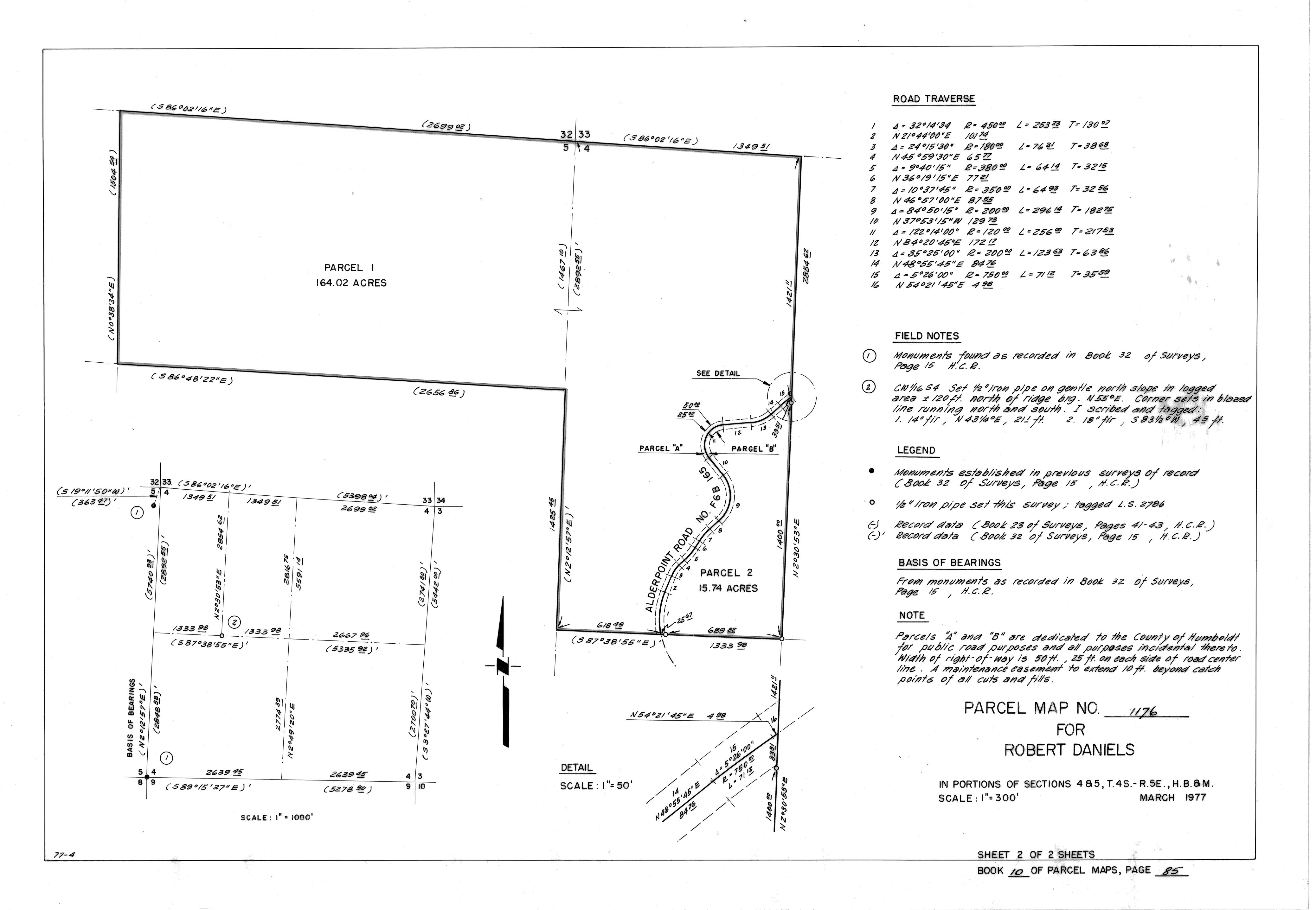 Book 10 Page 85 of Map Type PM