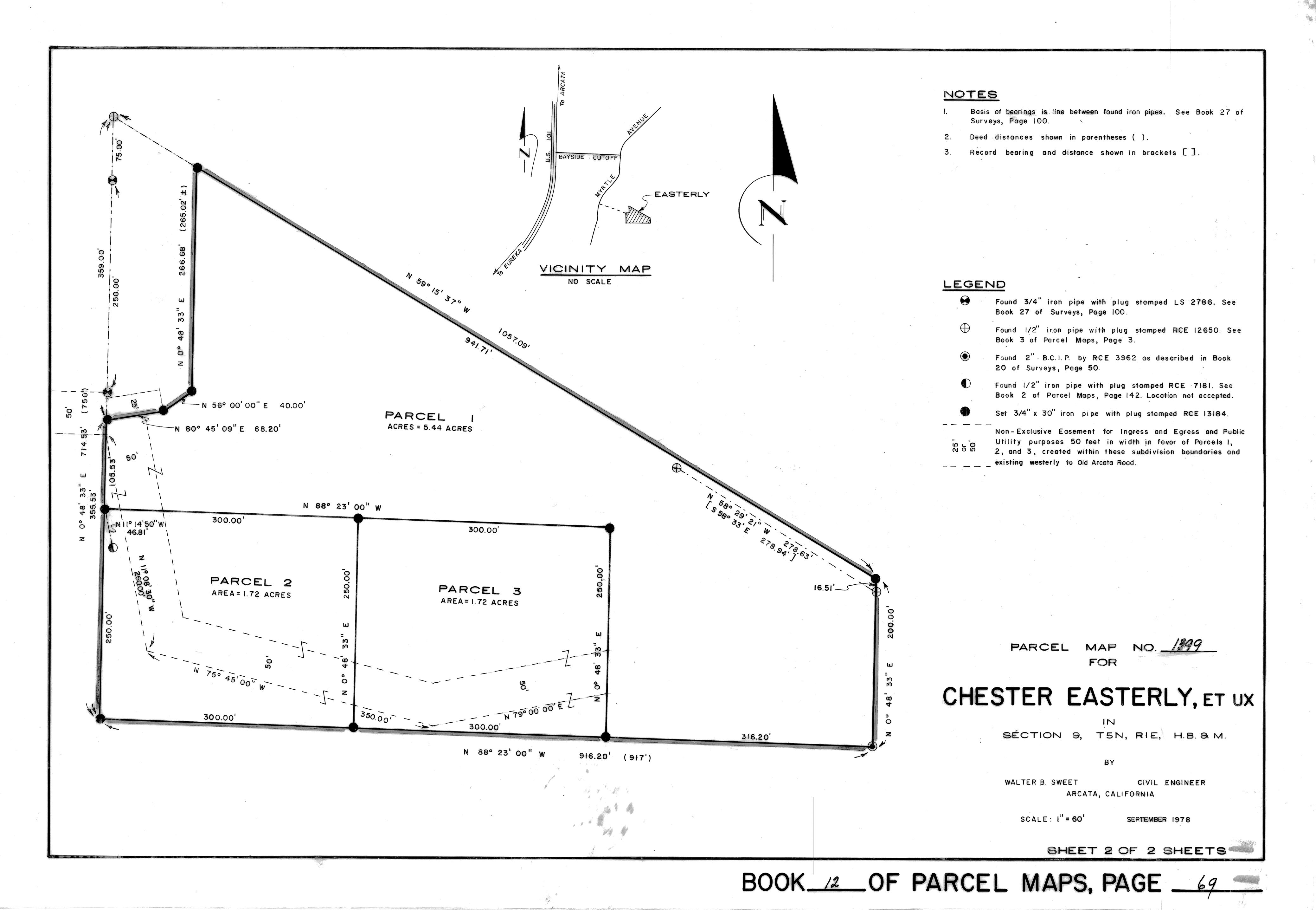 Book 12 Page 69 of Map Type PM