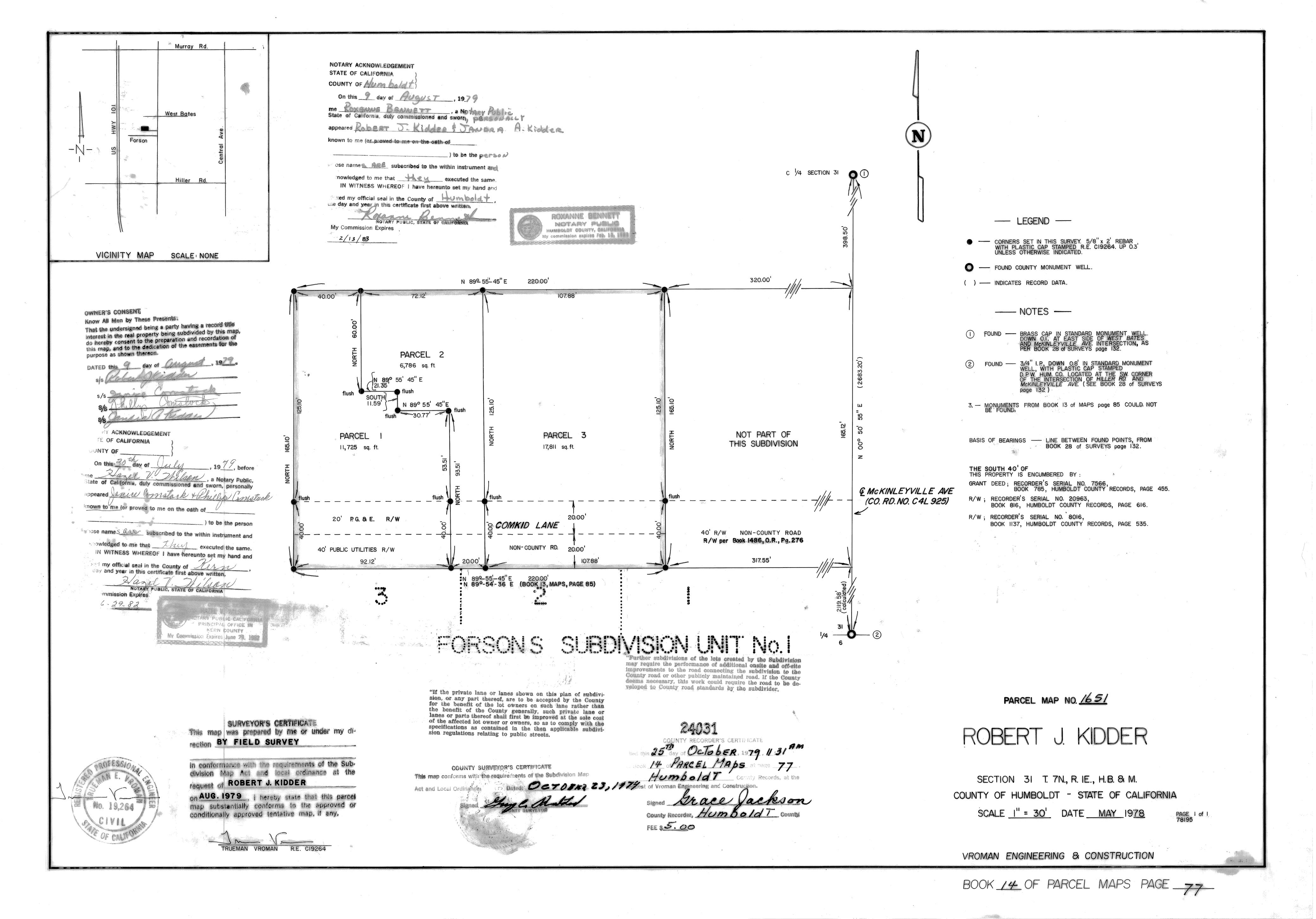 Book 14 Page 77 of Map Type PM