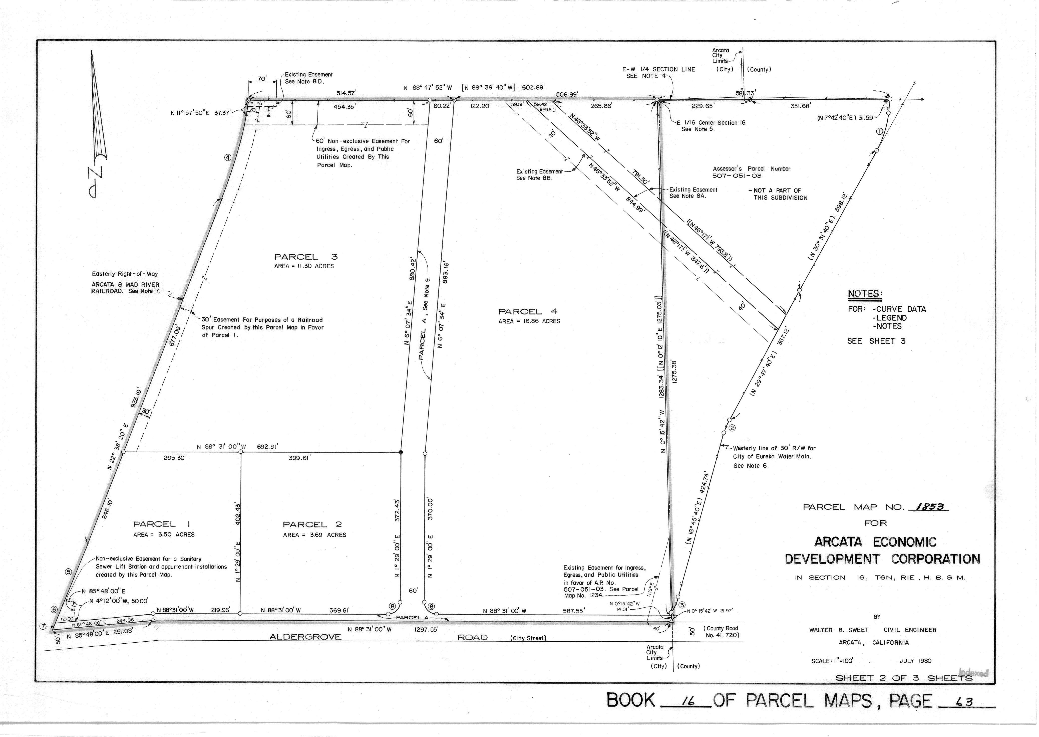 Book 16 Page 63 of Map Type PM