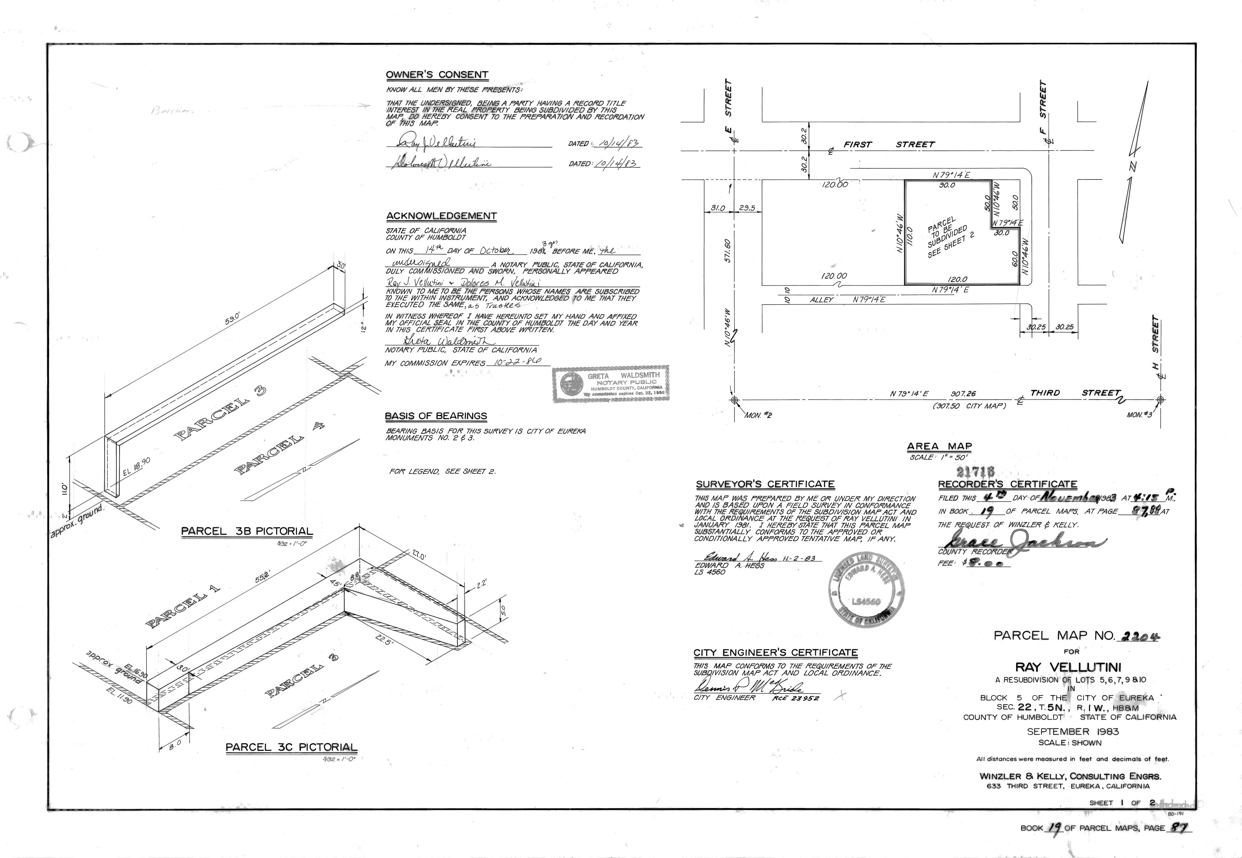 Book 19 Page 87 of Map Type PM