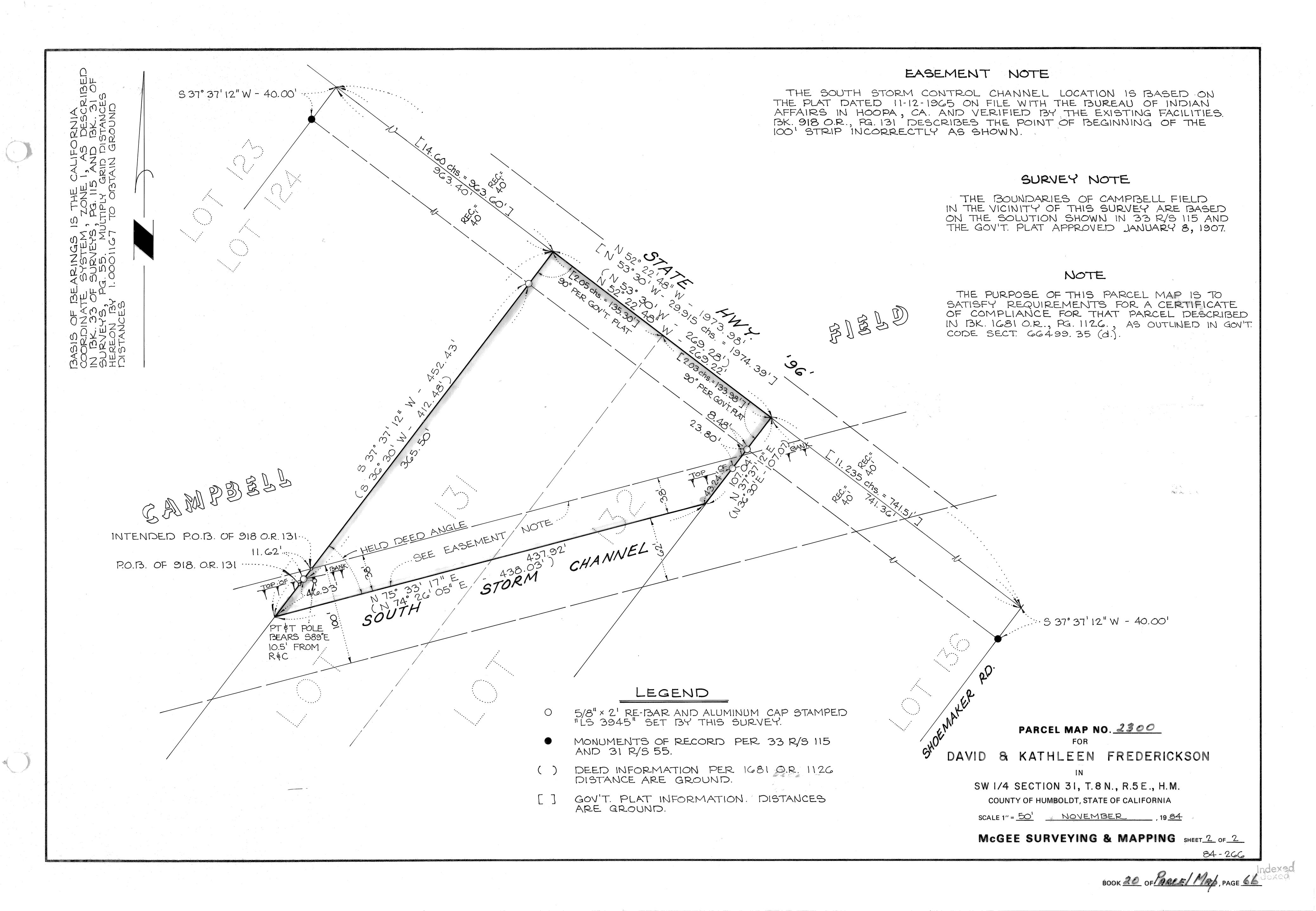 Book 20 Page 66 of Map Type PM