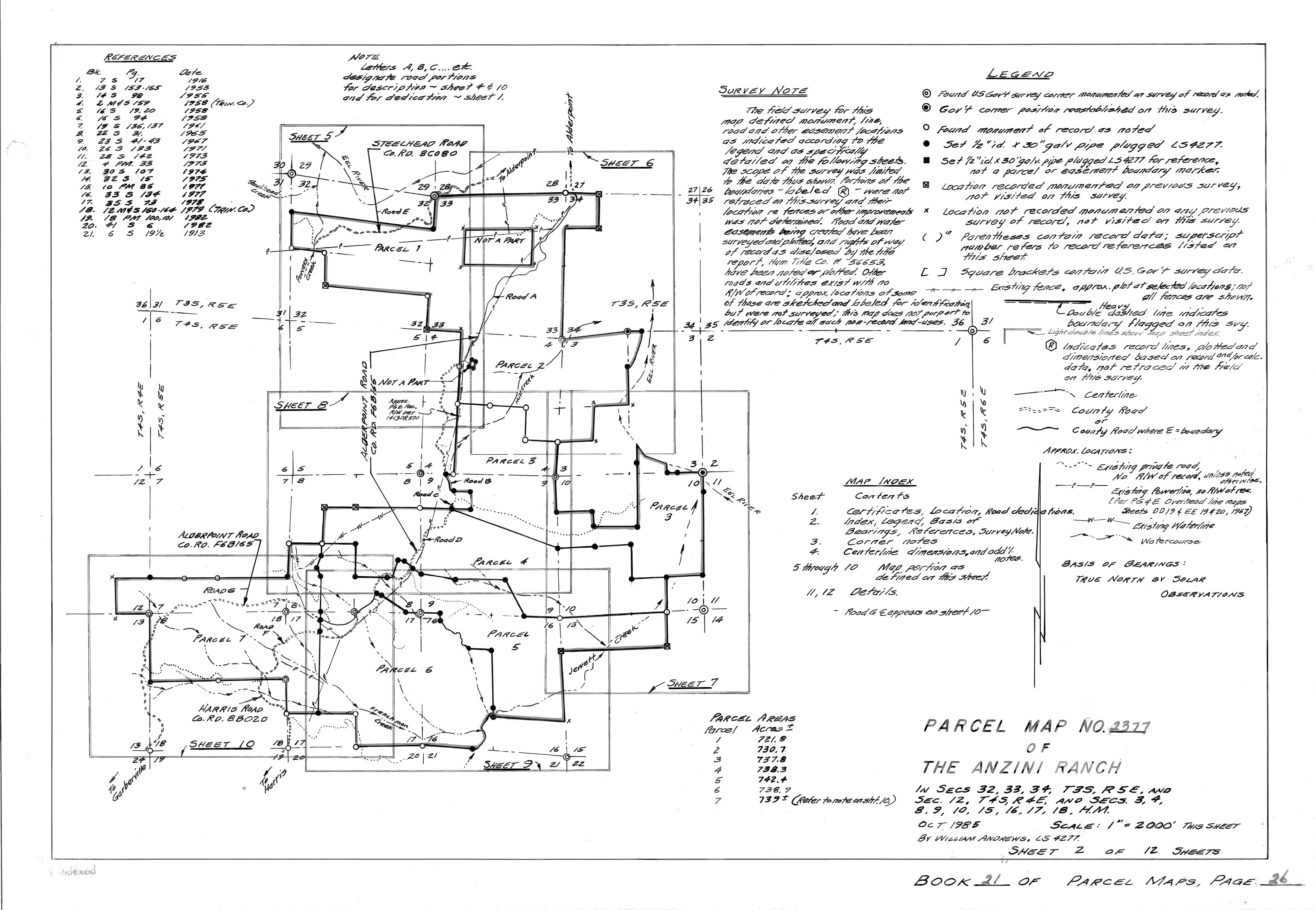 Book 21 Page 26 of Map Type PM