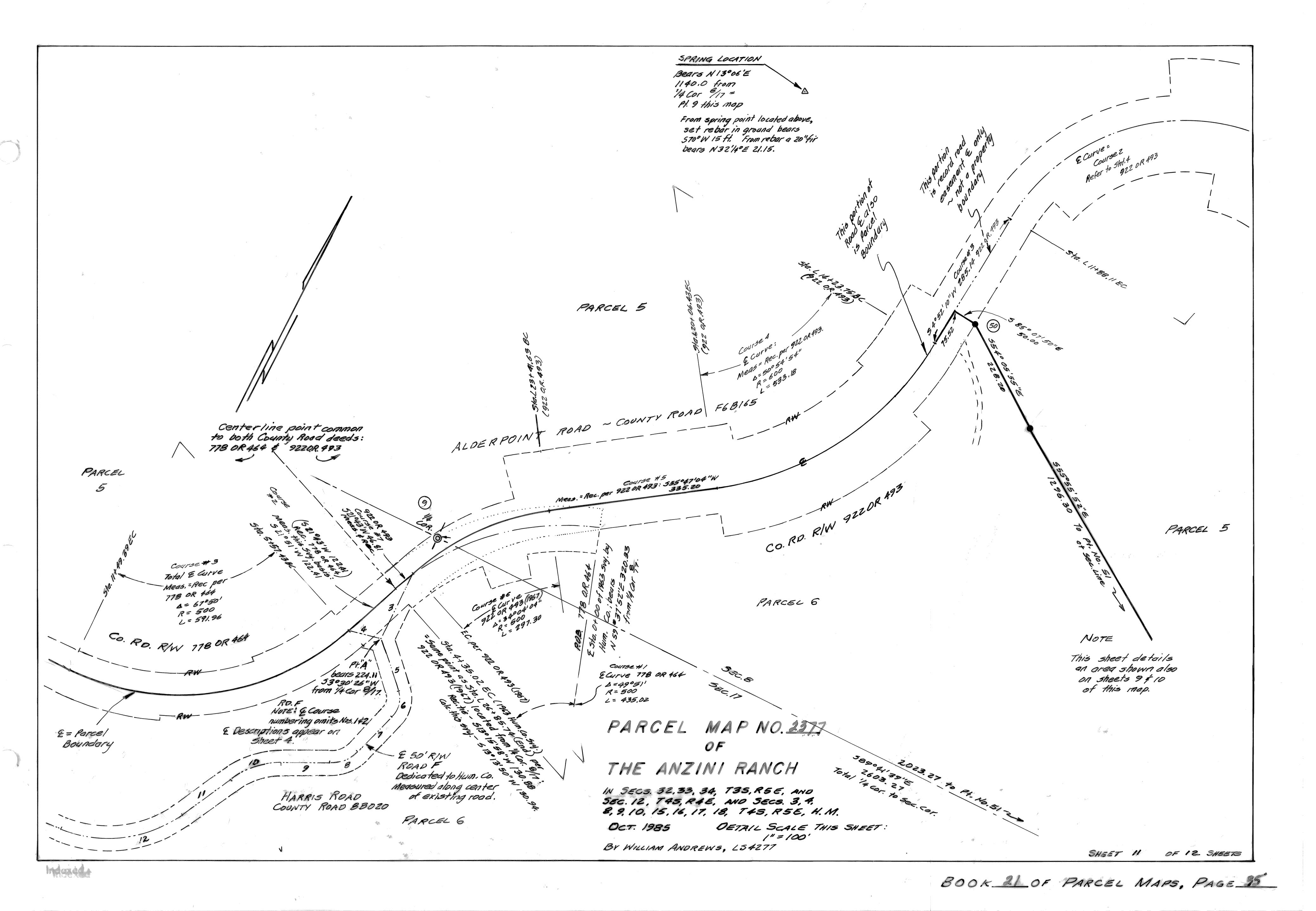 Book 21 Page 35 of Map Type PM