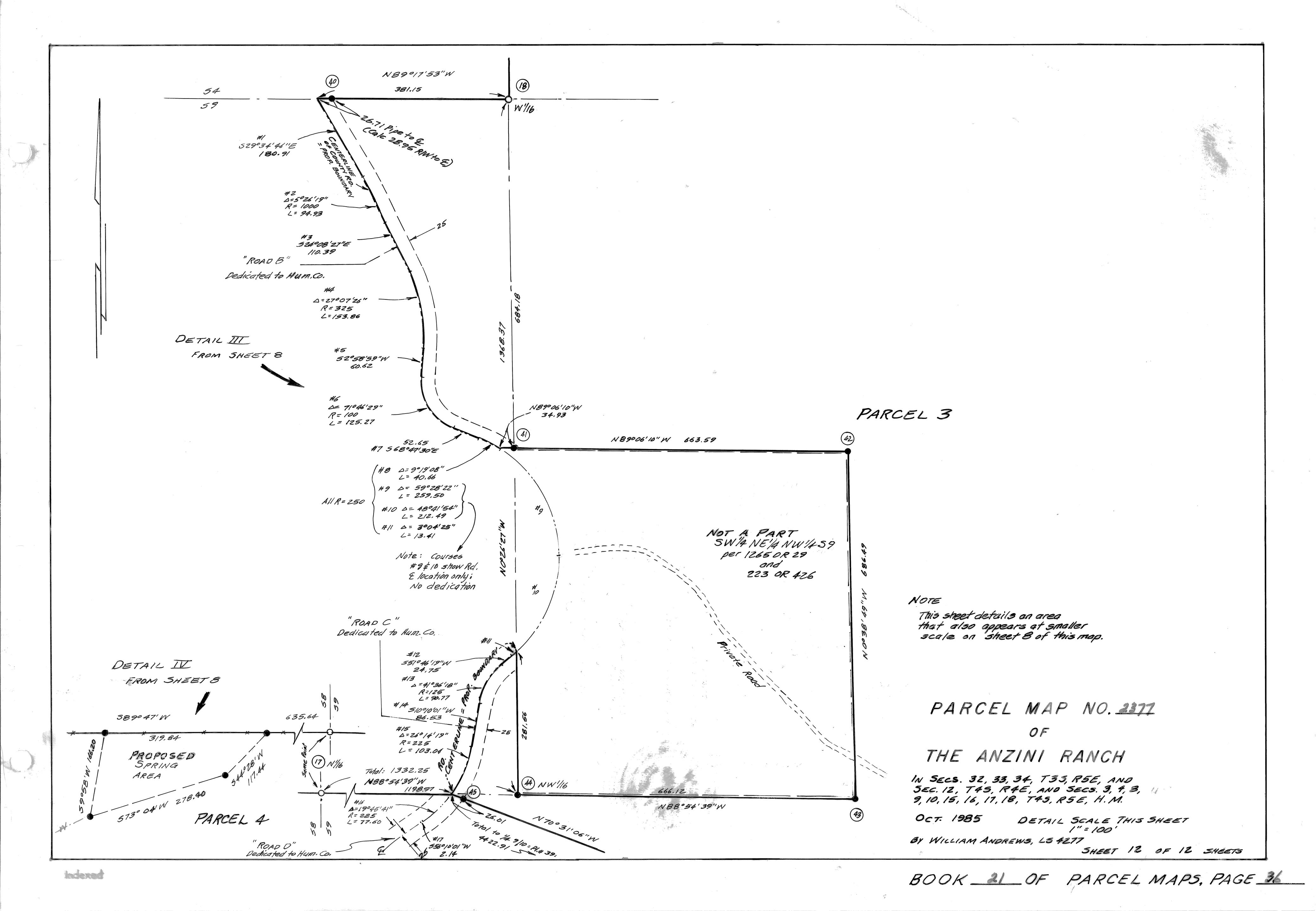 Book 21 Page 36 of Map Type PM