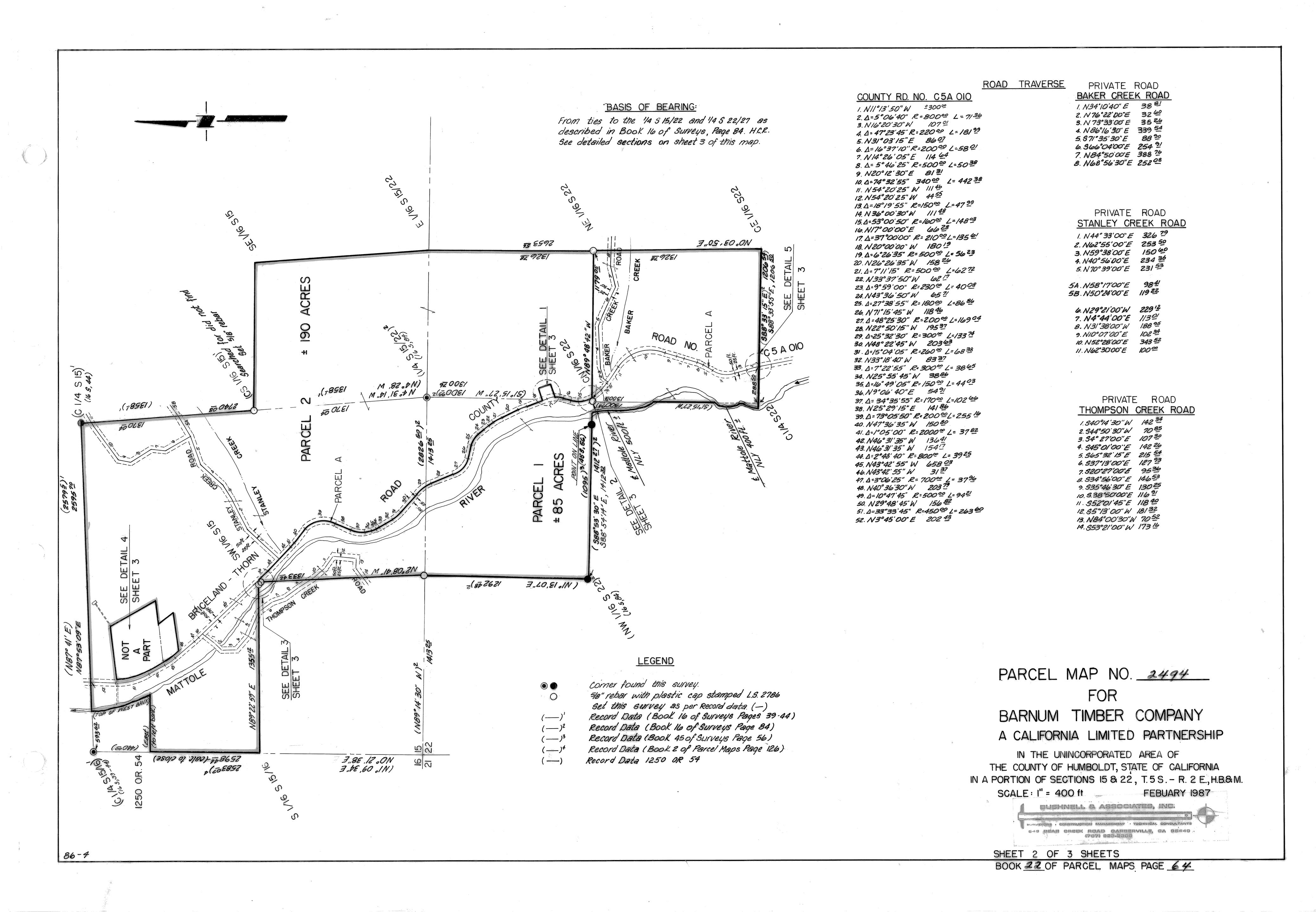 Book 22 Page 64 of Map Type PM