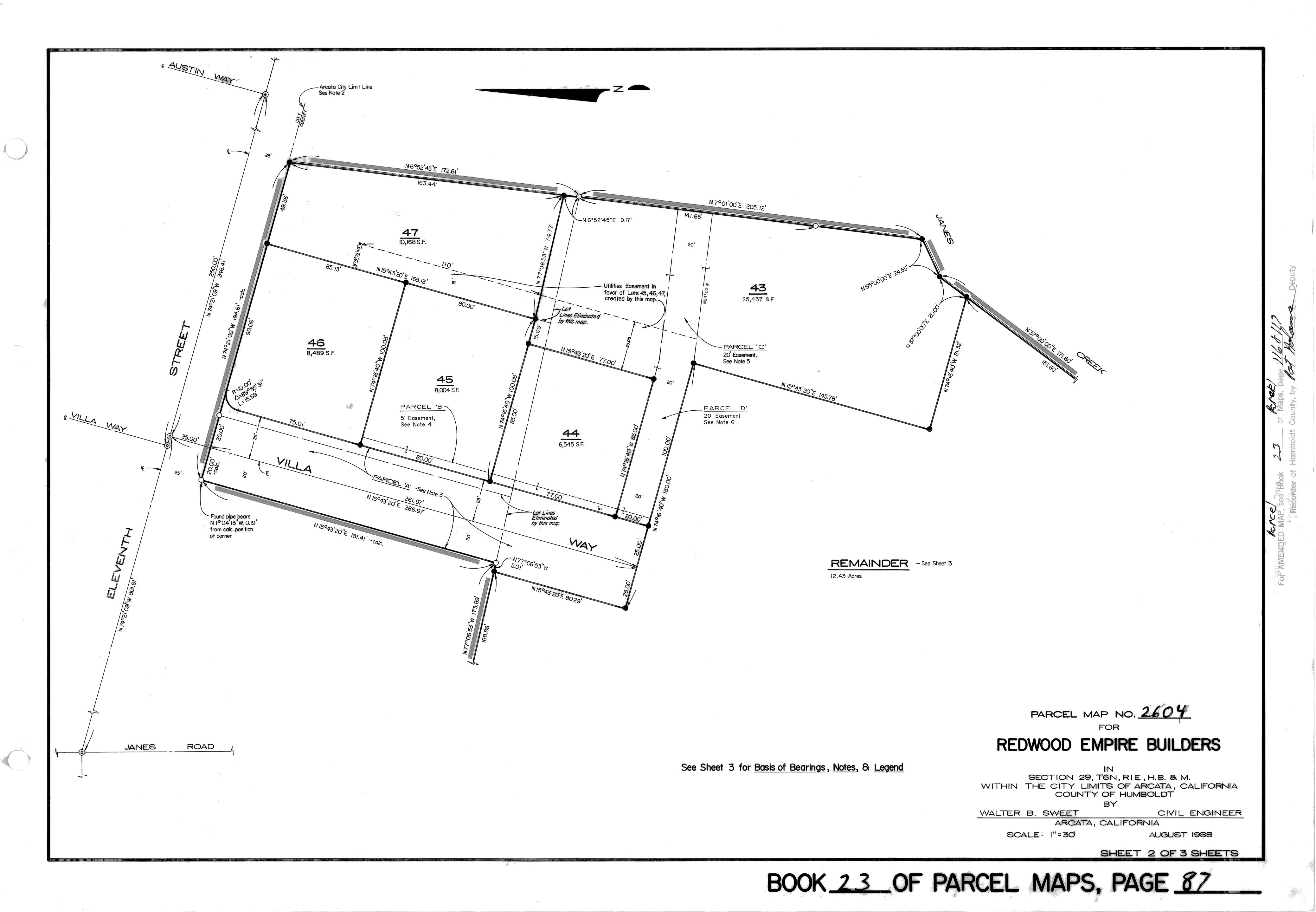 Book 23 Page 87 of Map Type PM