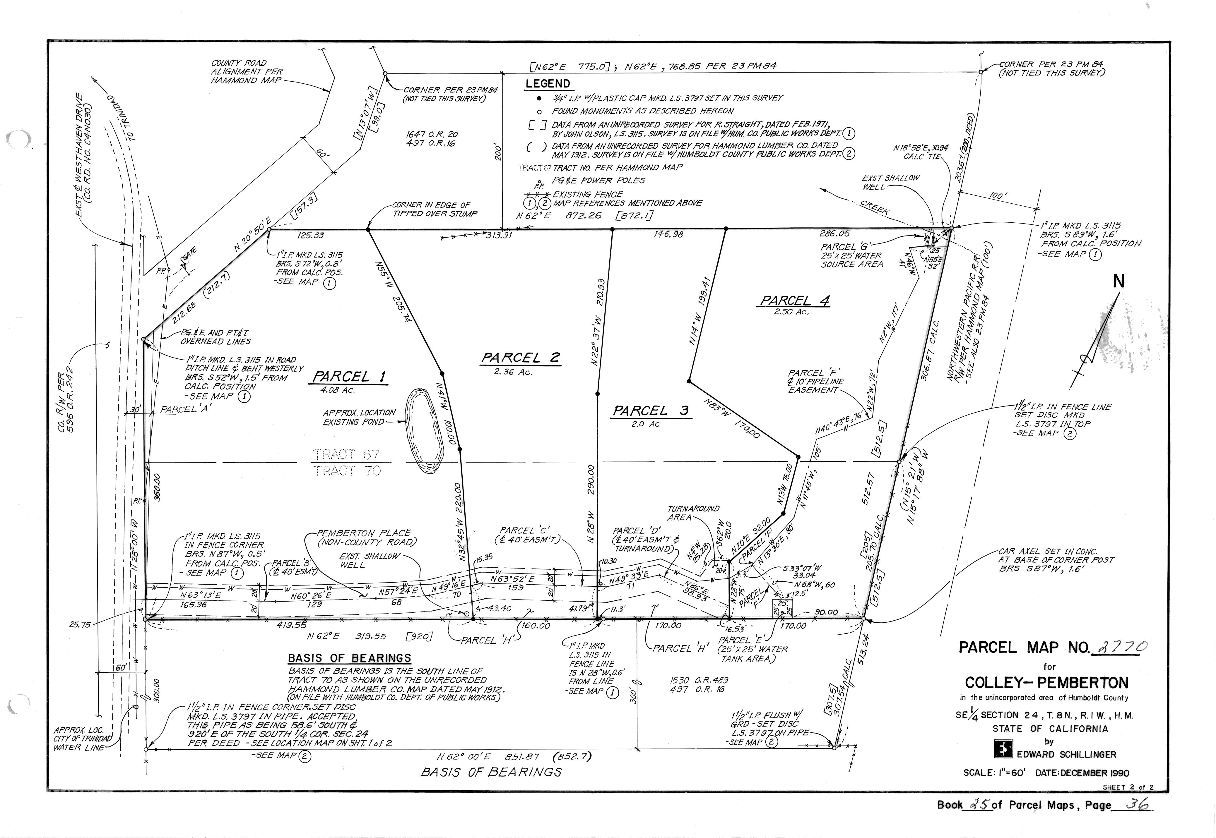 Book 25 Page 36 of Map Type PM