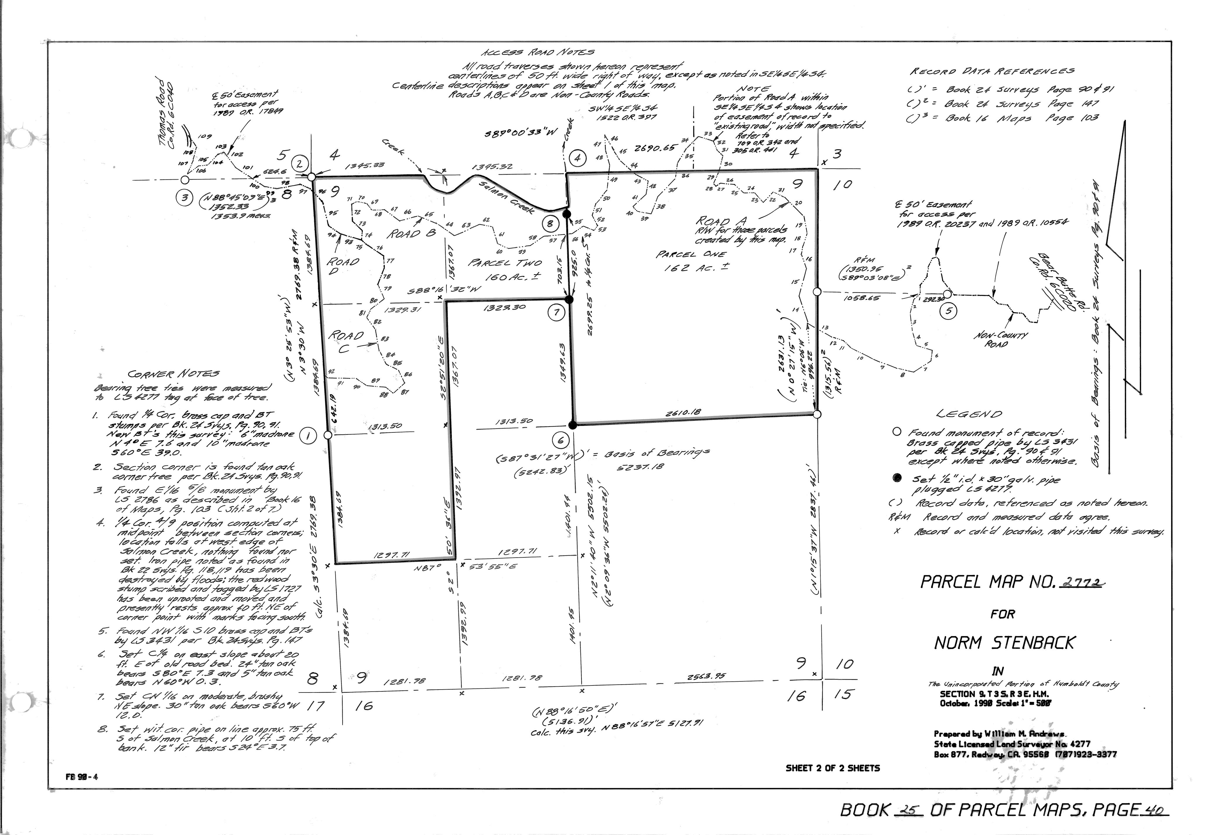 Book 25 Page 40 of Map Type PM