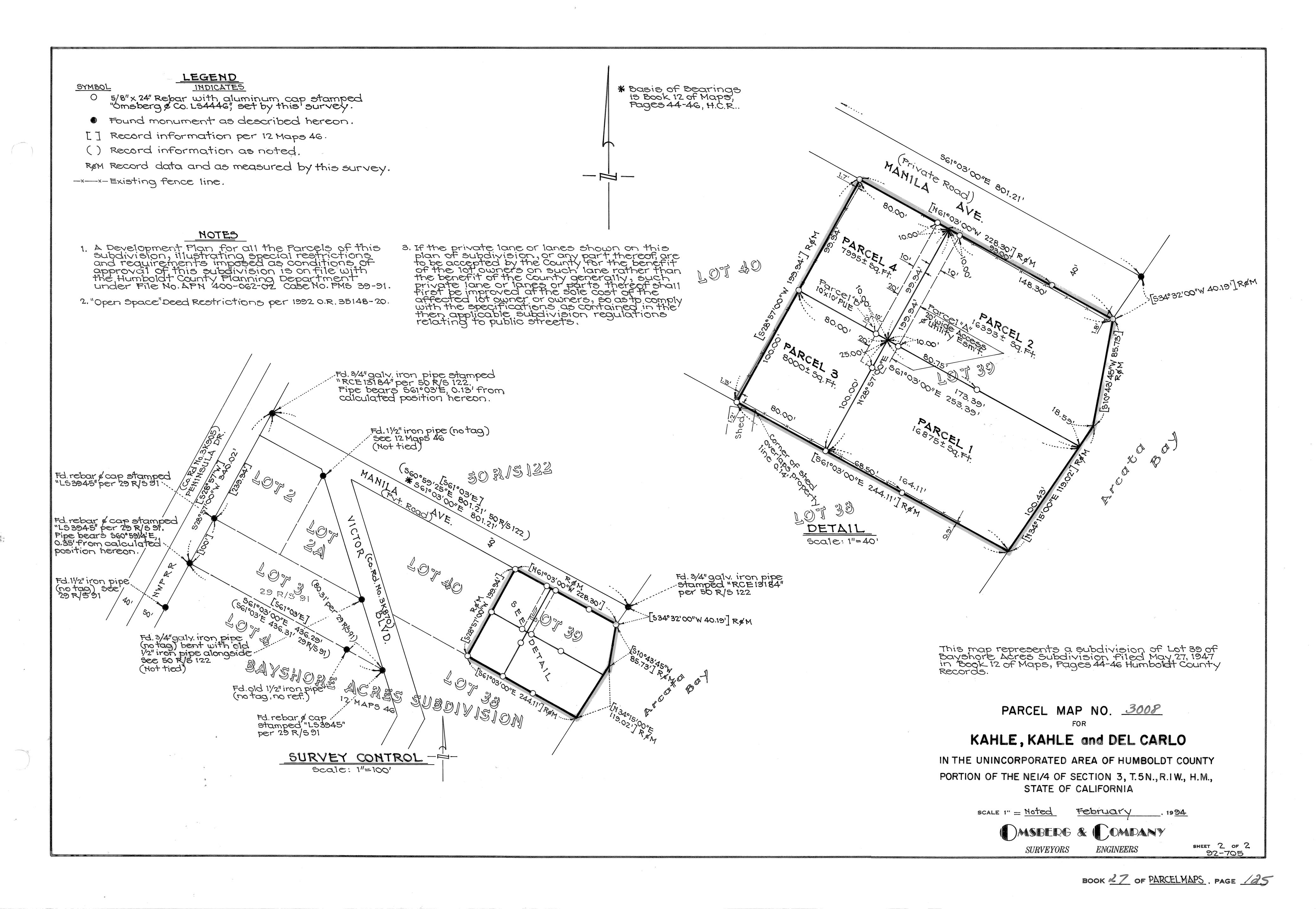 Book 27 Page 125 of Map Type PM