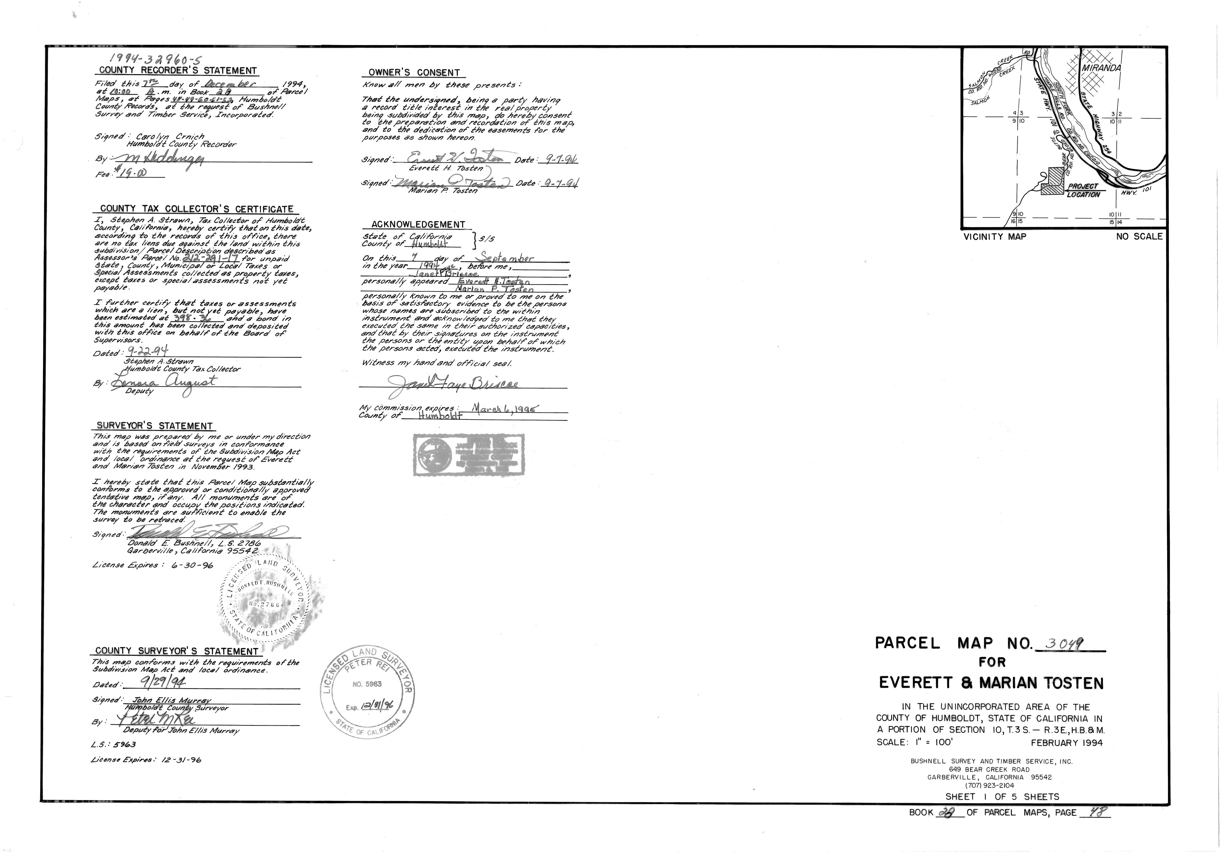 Book 28 Page 48 of Map Type PM