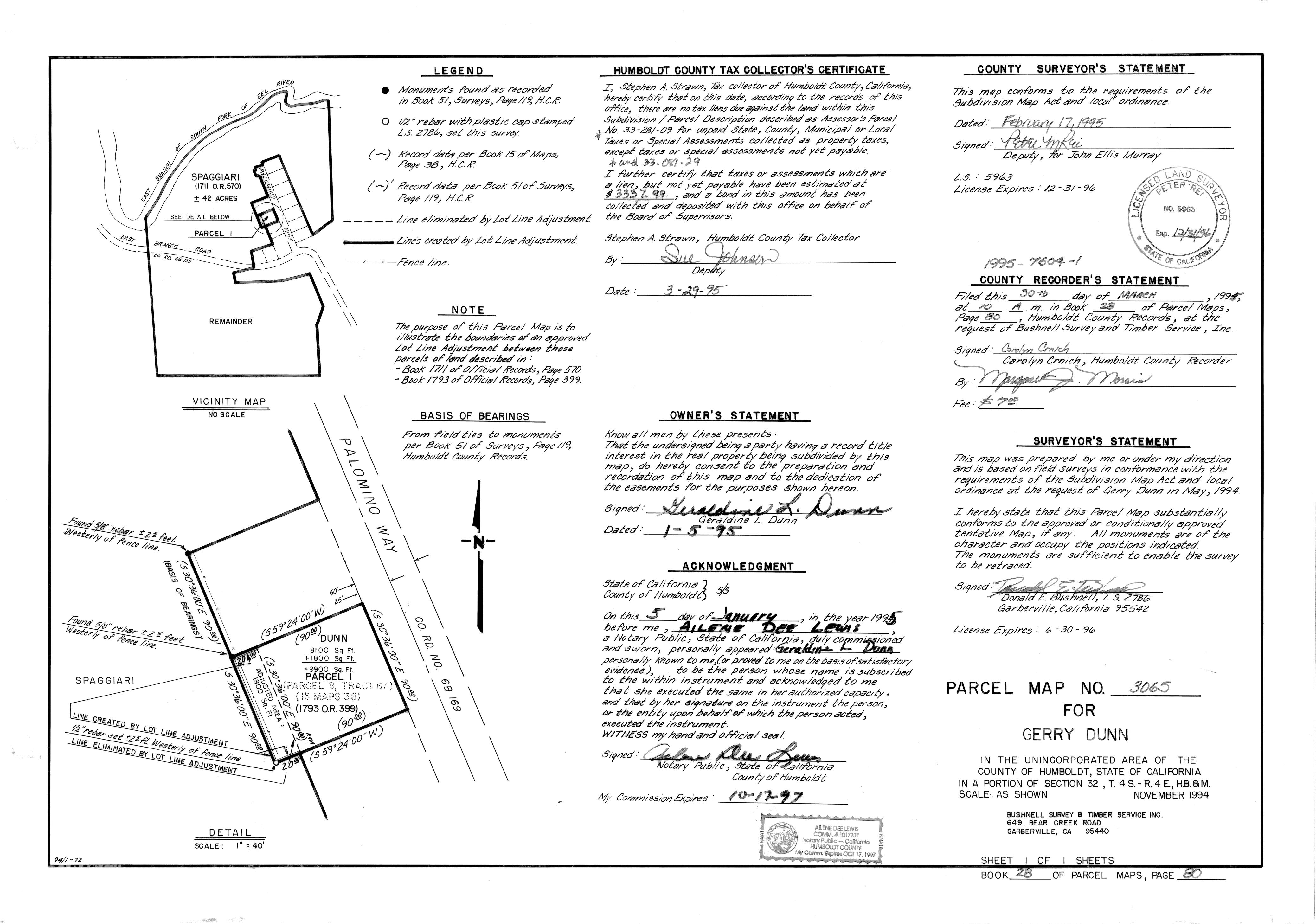 Book 28 Page 80 of Map Type PM