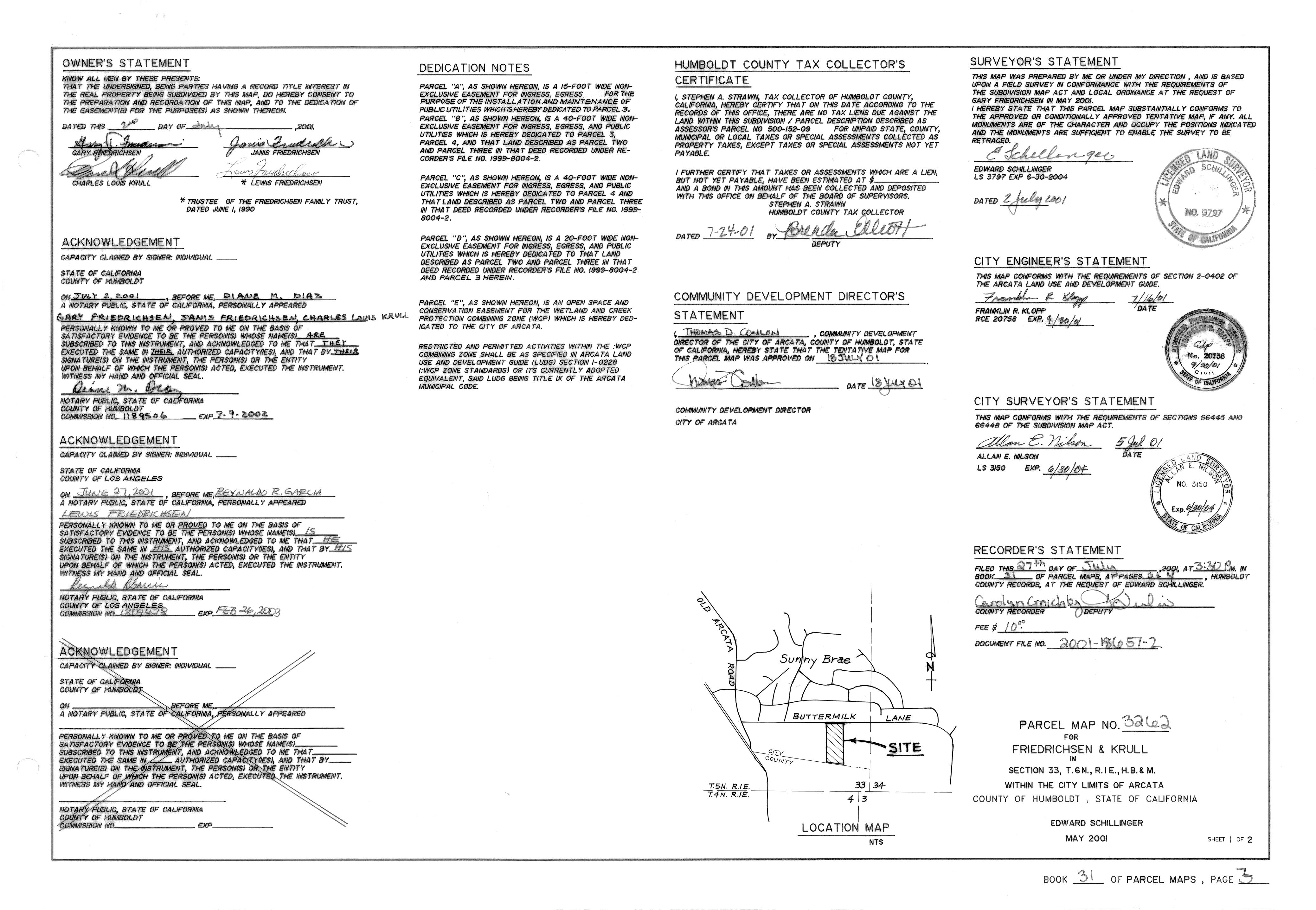 Book 31 Page 3 of Map Type PM