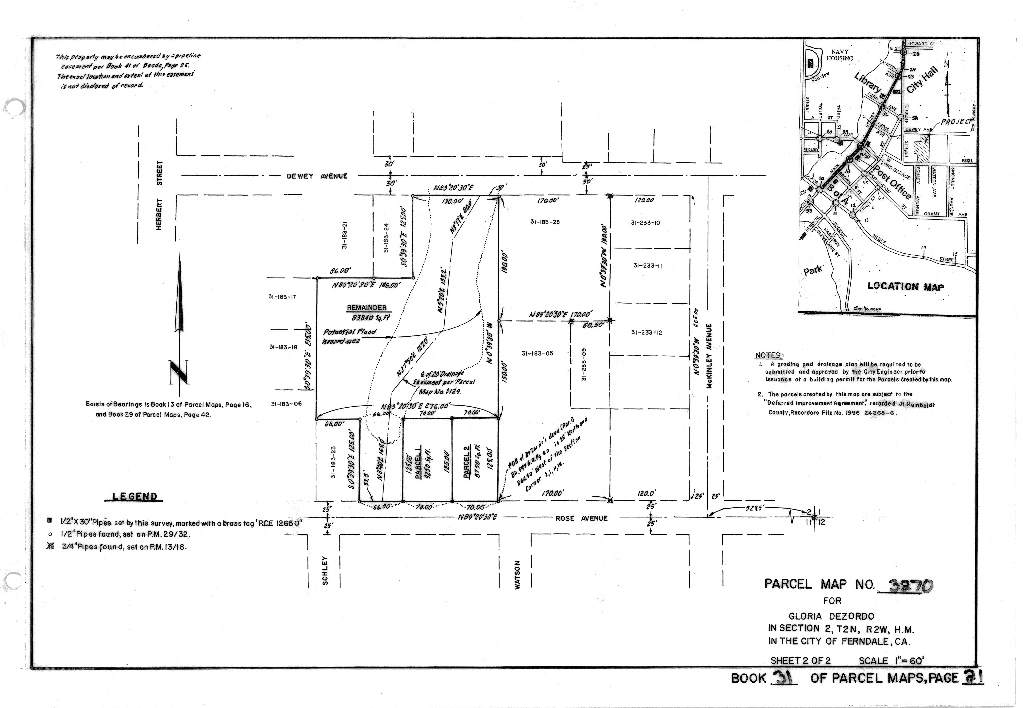 Book 31 Page 21 of Map Type PM