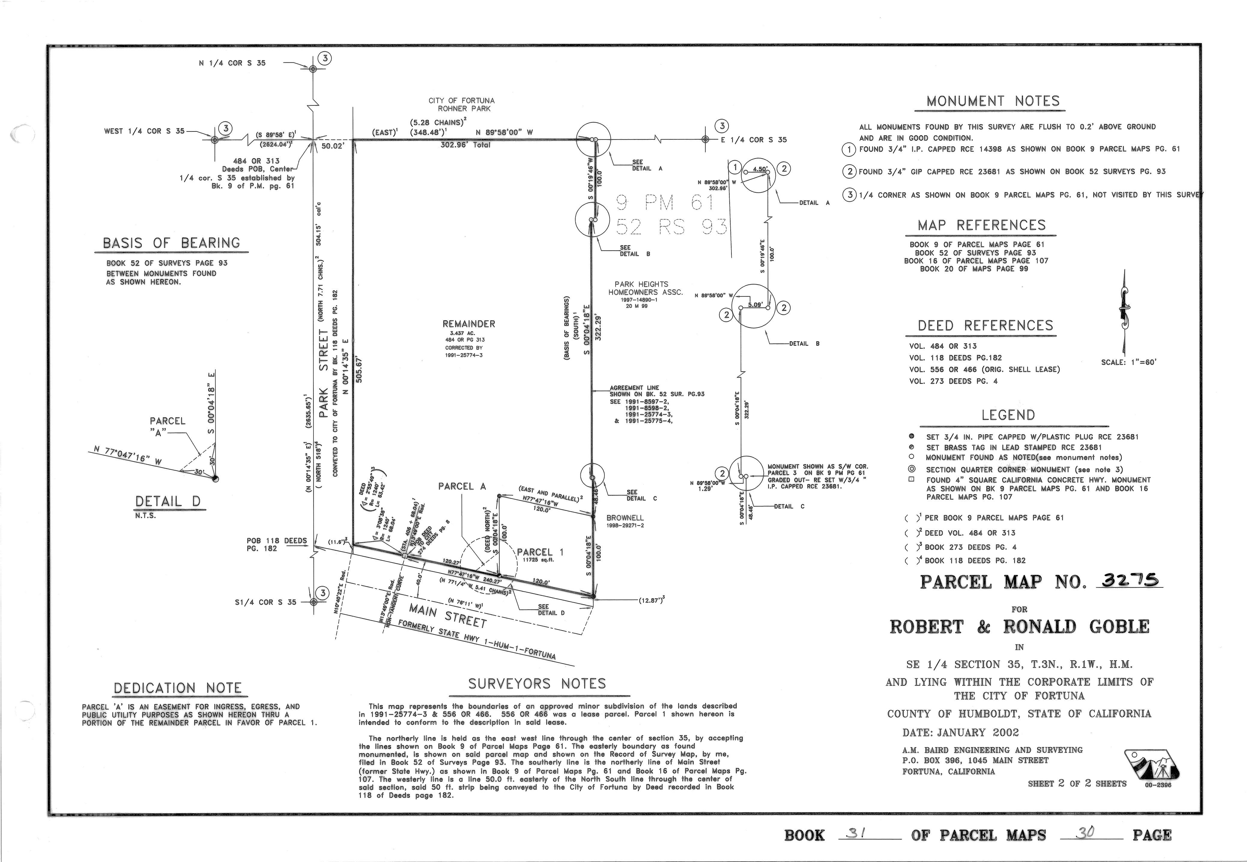 Book 31 Page 30 of Map Type PM
