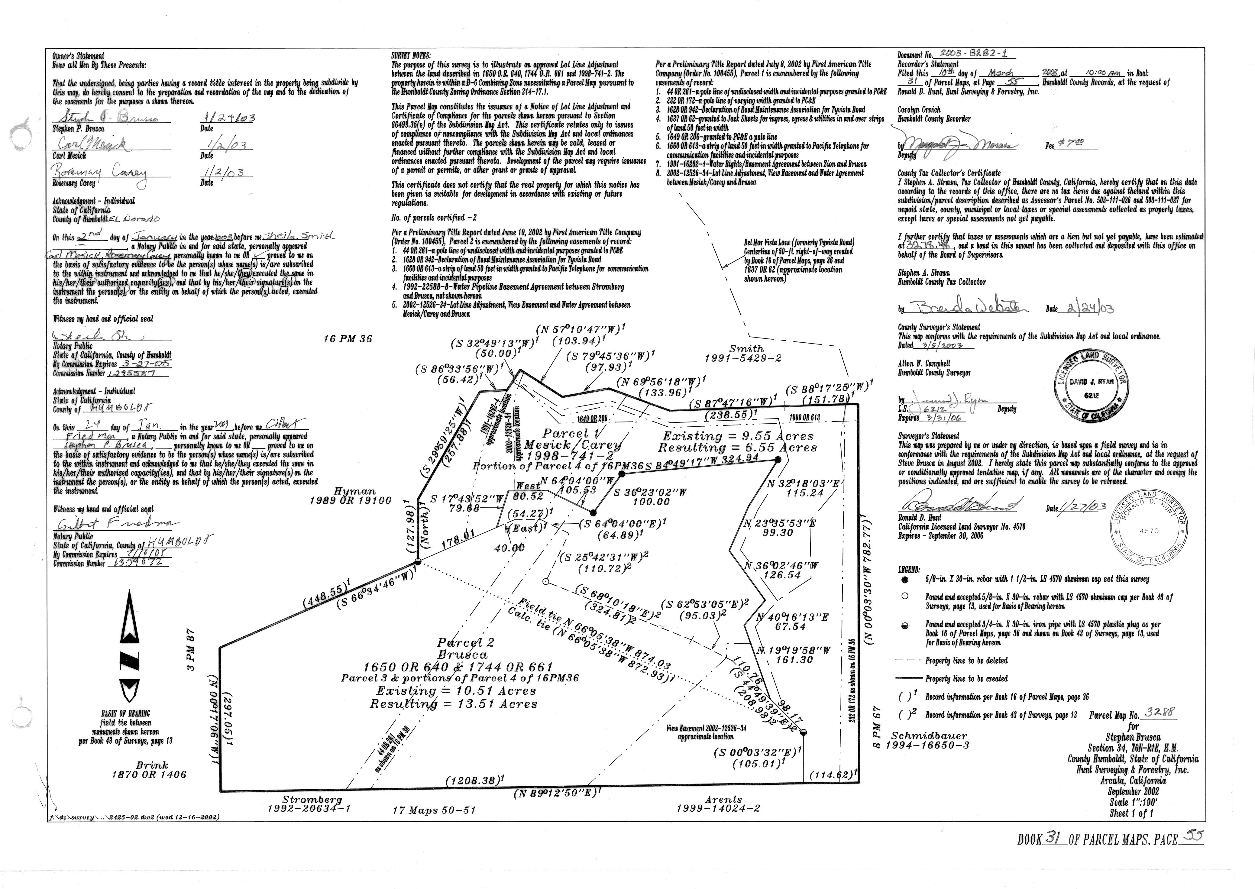 Book 31 Page 55 of Map Type PM