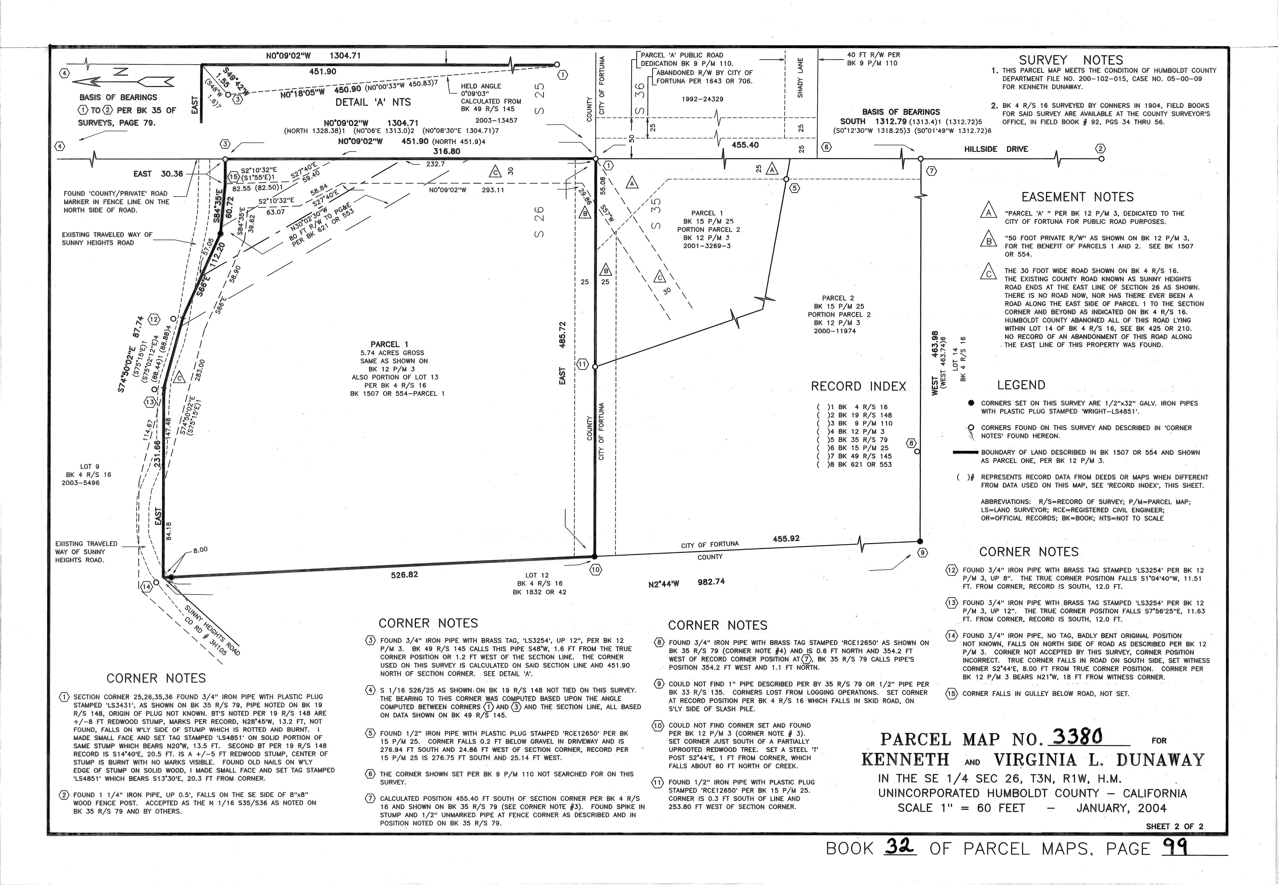 Book 32 Page 99 of Map Type PM