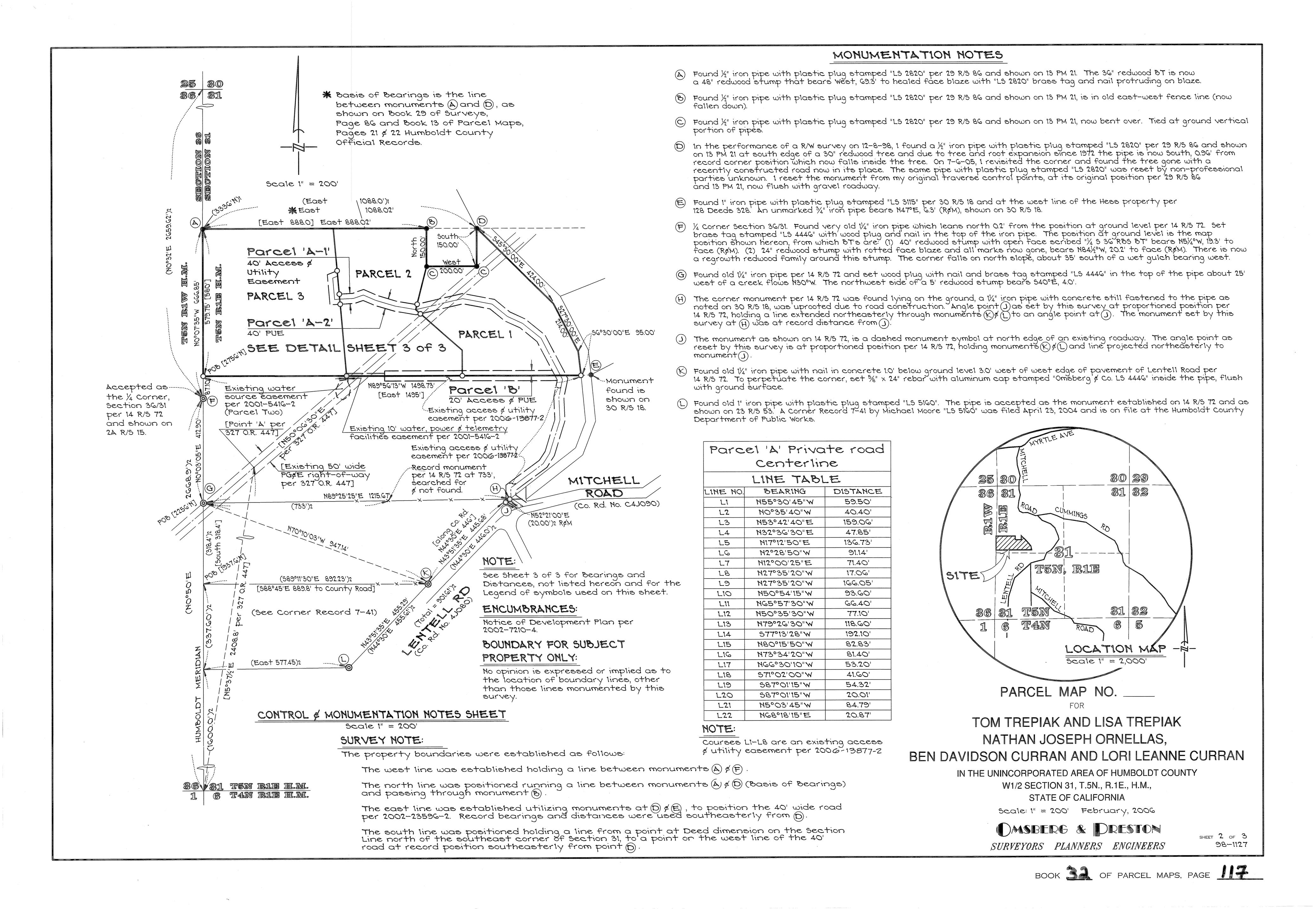 Book 32 Page 117 of Map Type PM