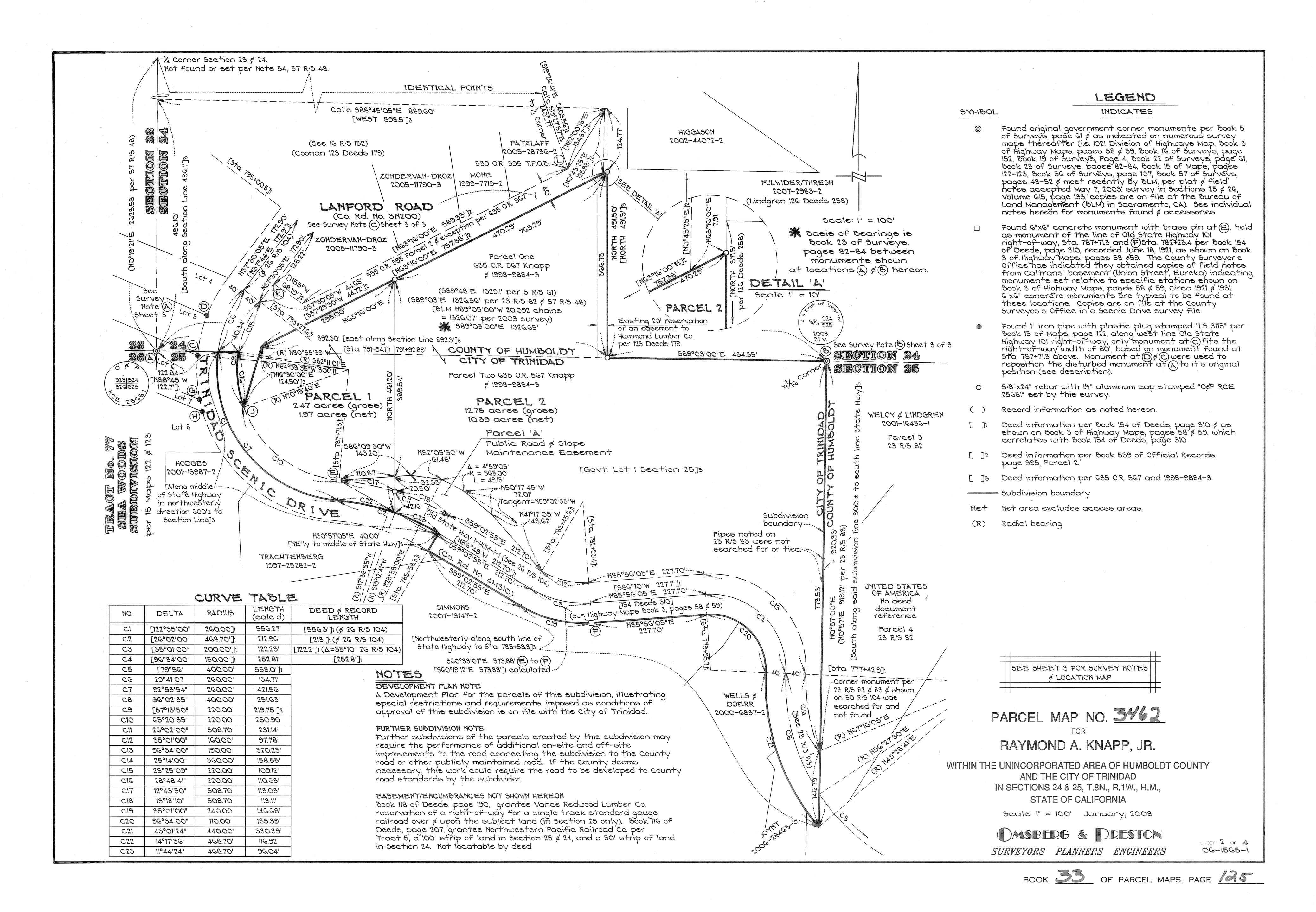 Book 33 Page 125 of Map Type PM