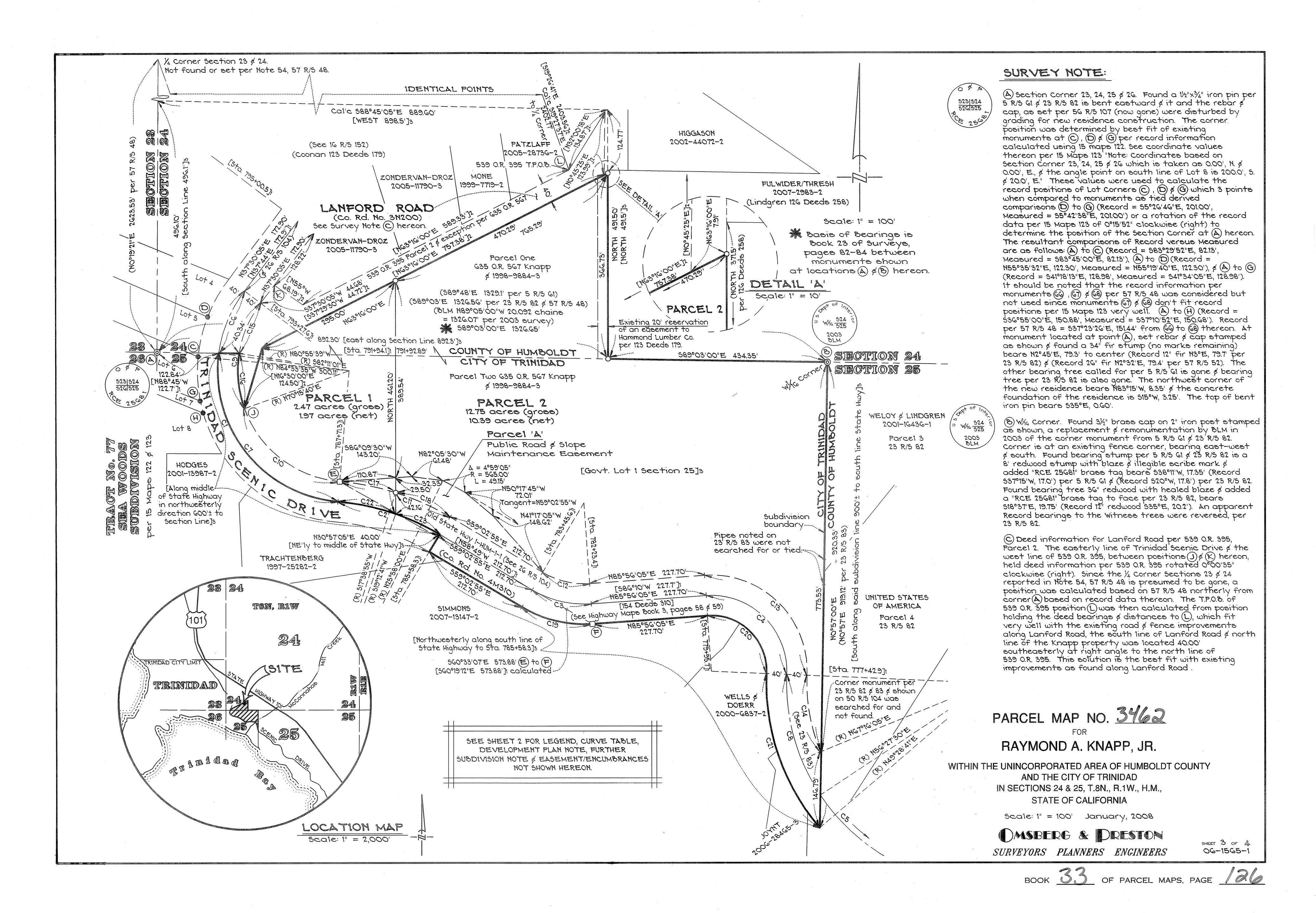 Book 33 Page 126 of Map Type PM