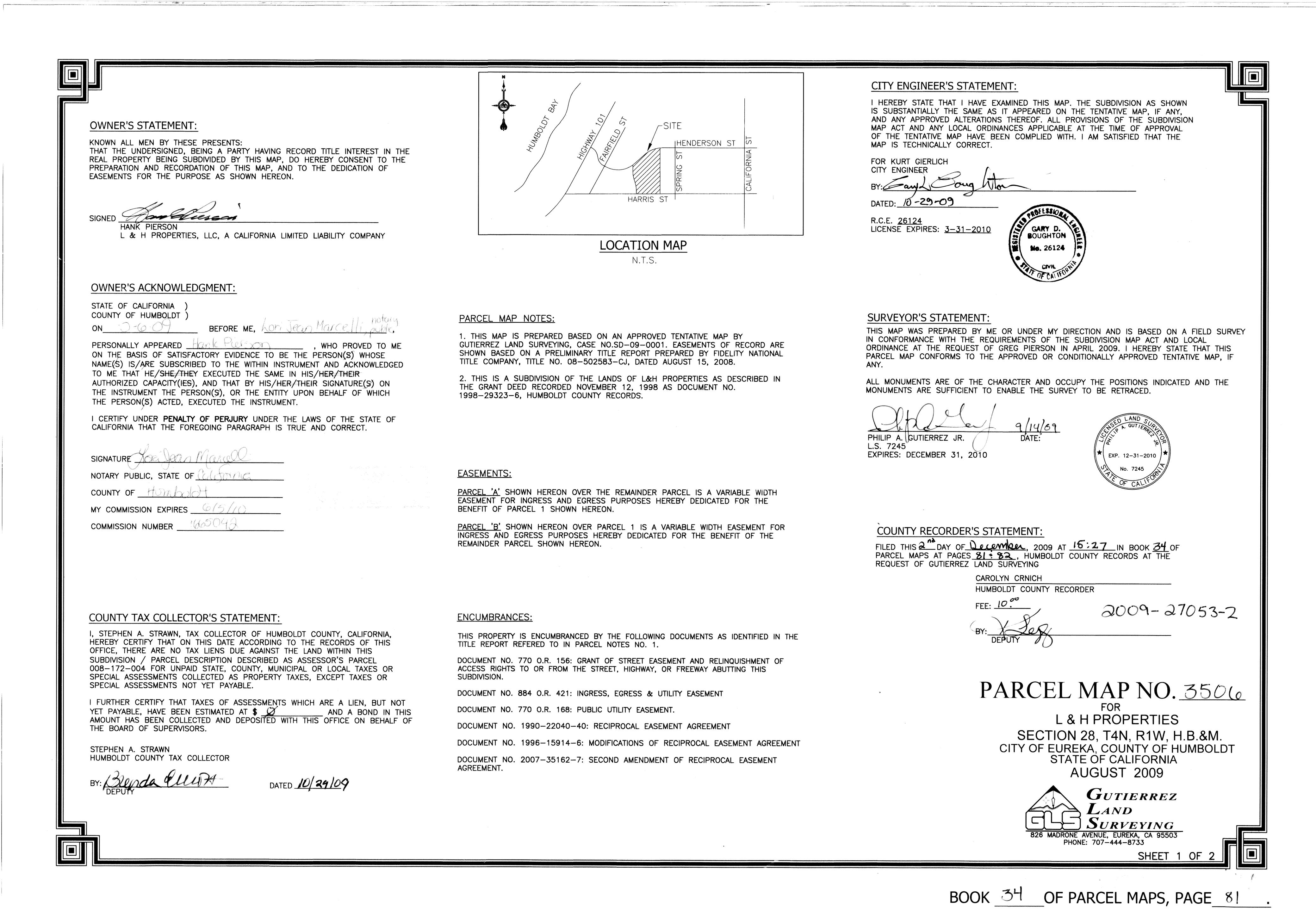 Book 34 Page 81 of Map Type PM