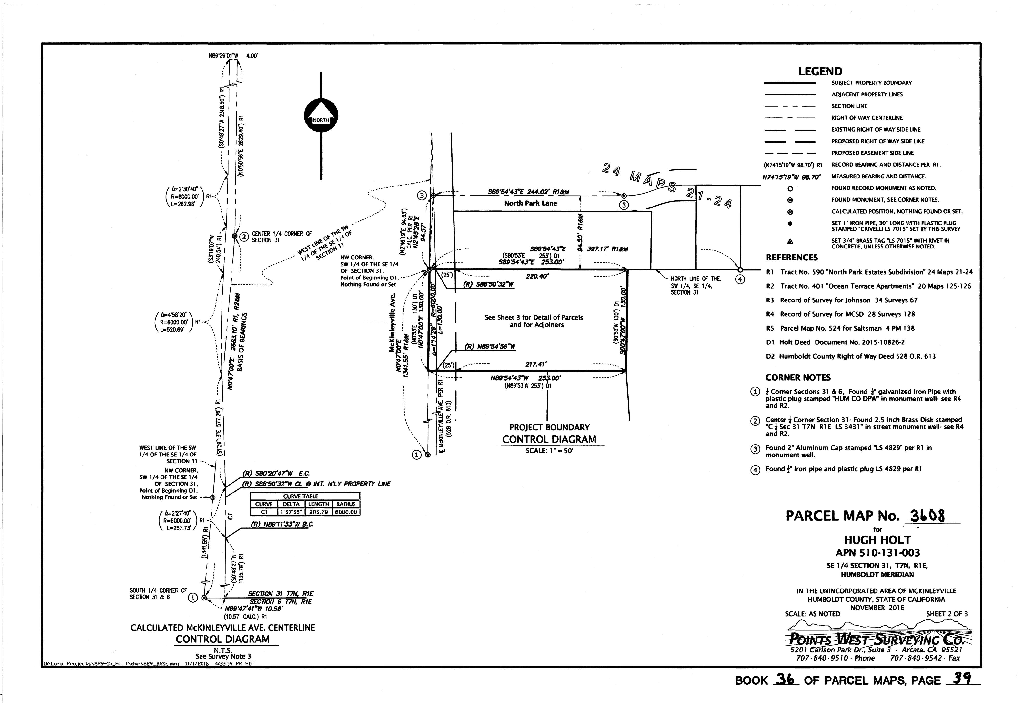 Book 36 Page 39 of Map Type PM