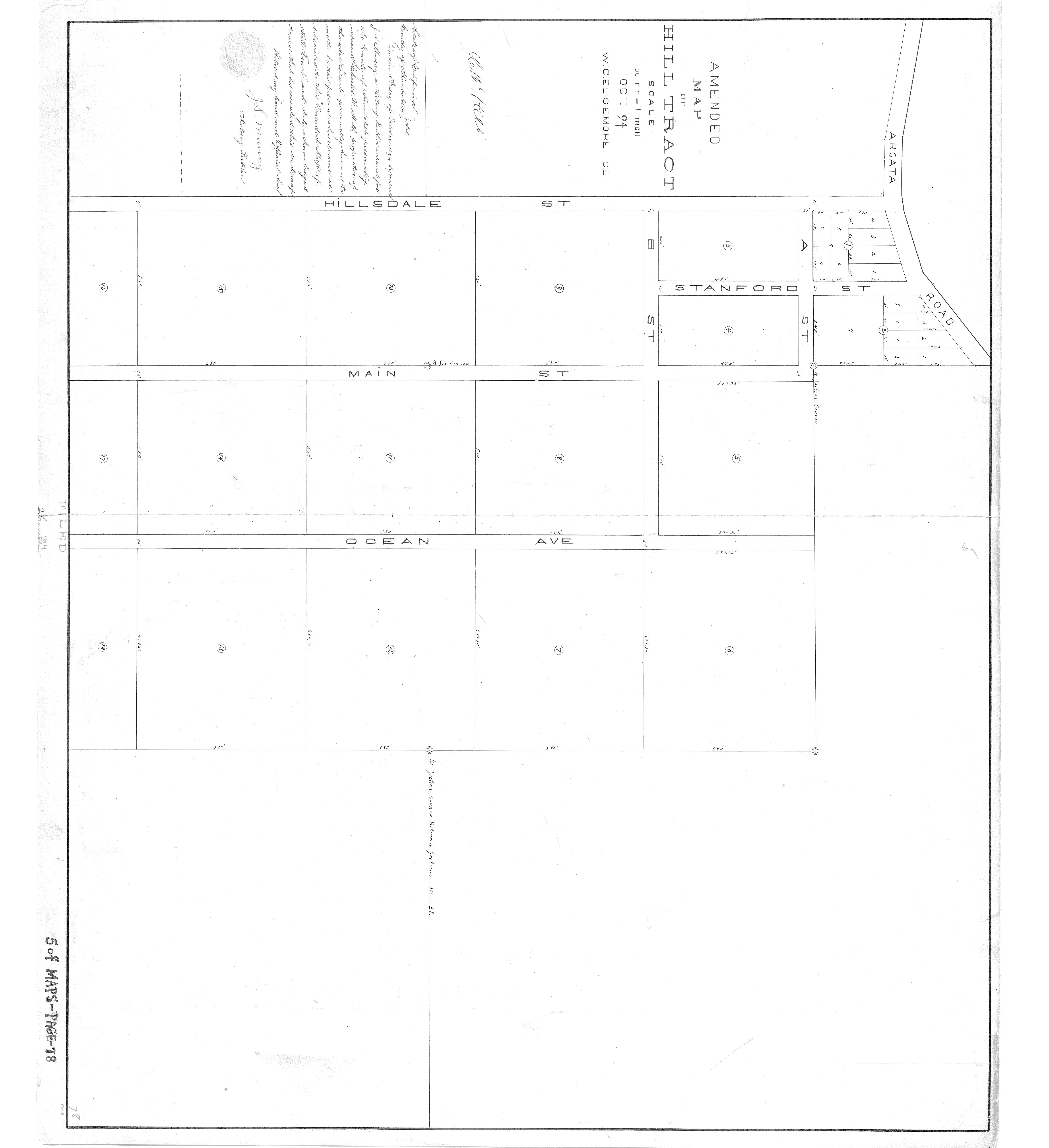 Book 5 Page 78 of Map Type RM