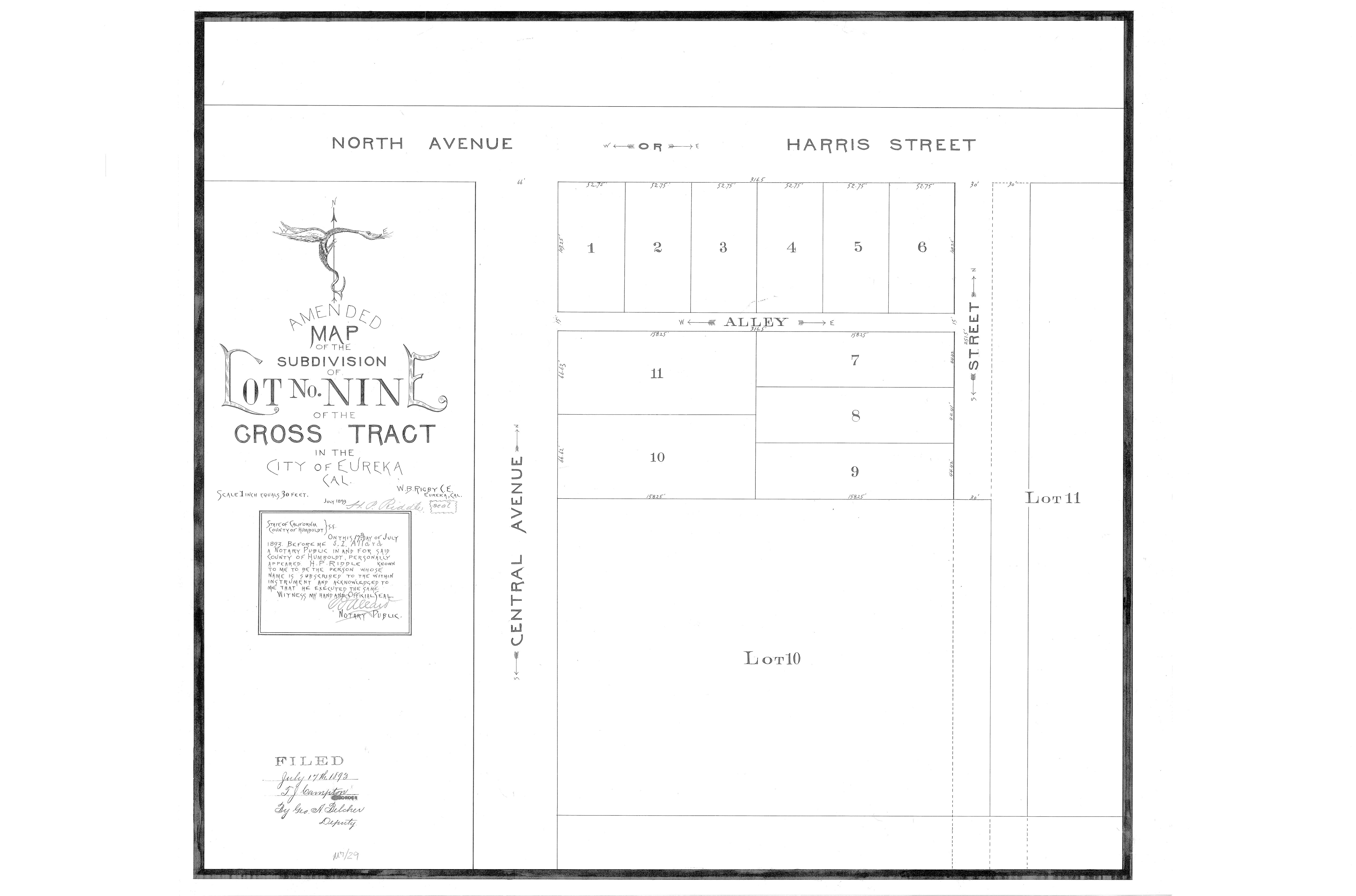 Book 7 Page 29 of Map Type RM